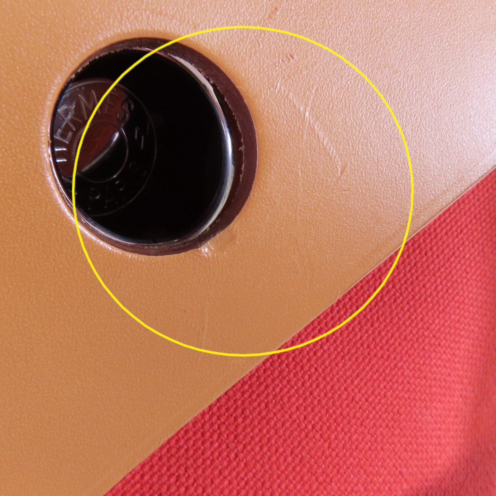 HERMES 帆布Herbag GM銀扣手挽肩背兩用袋