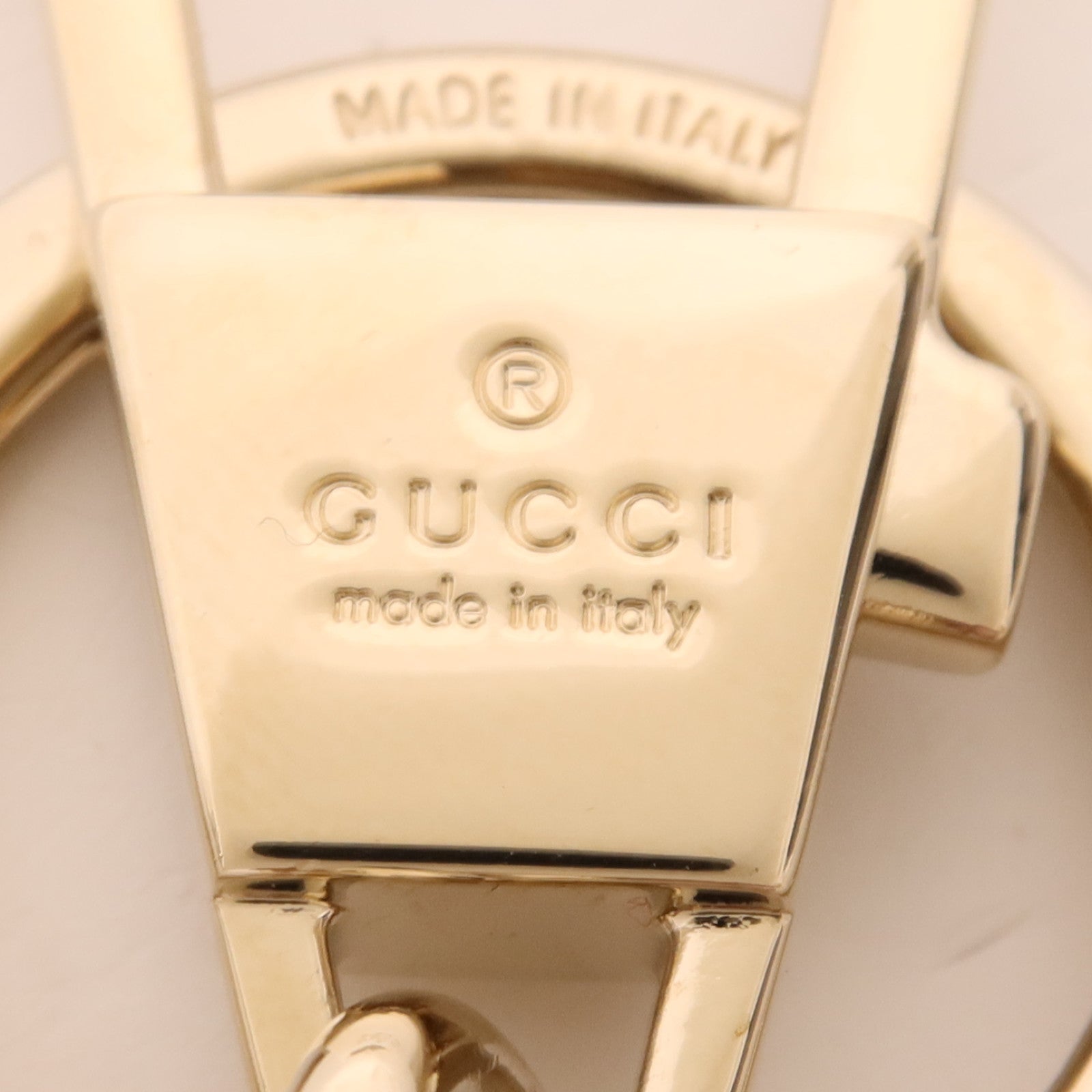 GUCCI 牛皮皮革Owl-Shaped Bag Charm銀扣掛飾