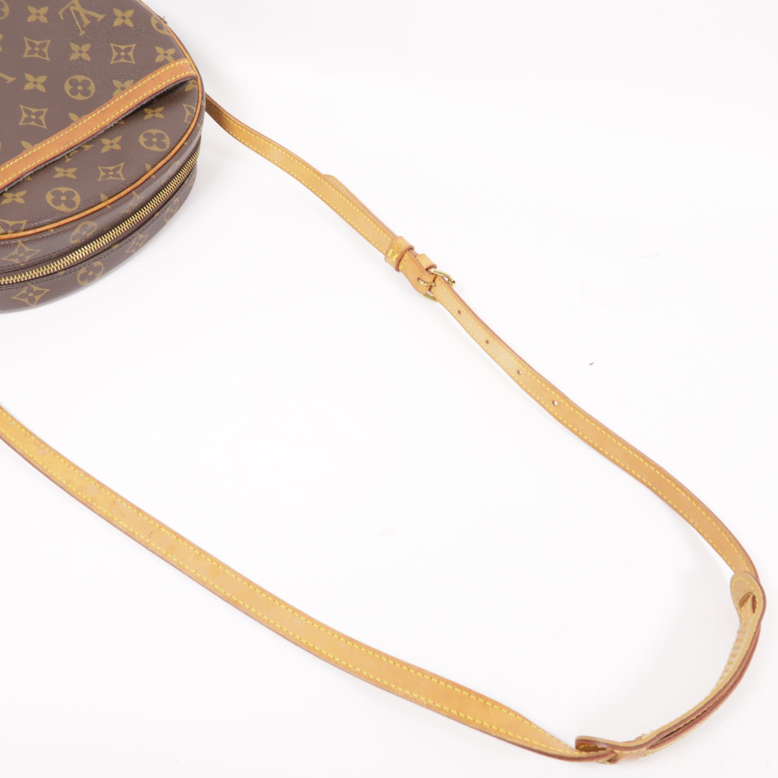 LOUIS VUITTON Monogram Blois金扣肩背袋棕色