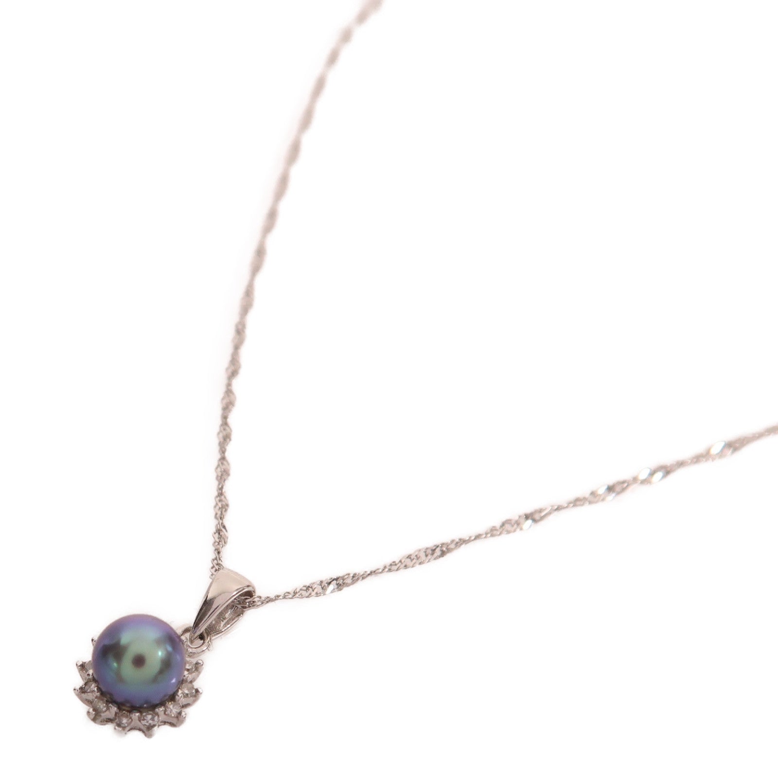JEWELRY 18K白金Pearl Necklace項鍊