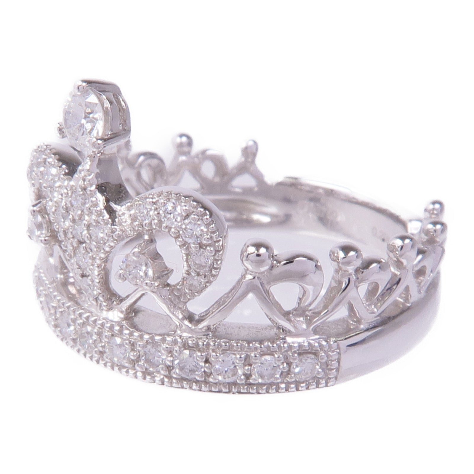 JEWELRY 18K白金Diamond Ring鑽石戒指US#5.25