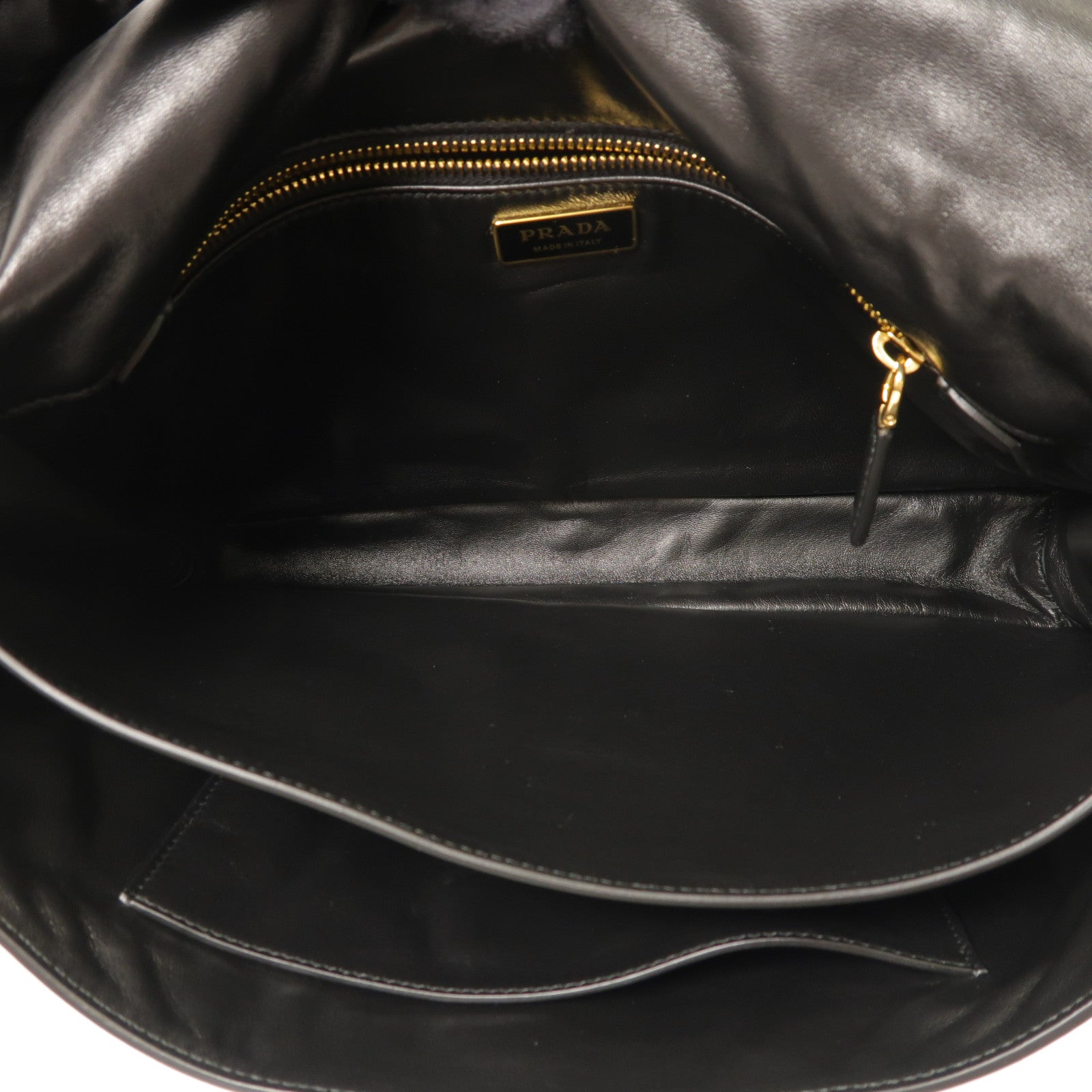 PRADA 【激減優惠】牛皮皮革Soft Sound Large肩背袋