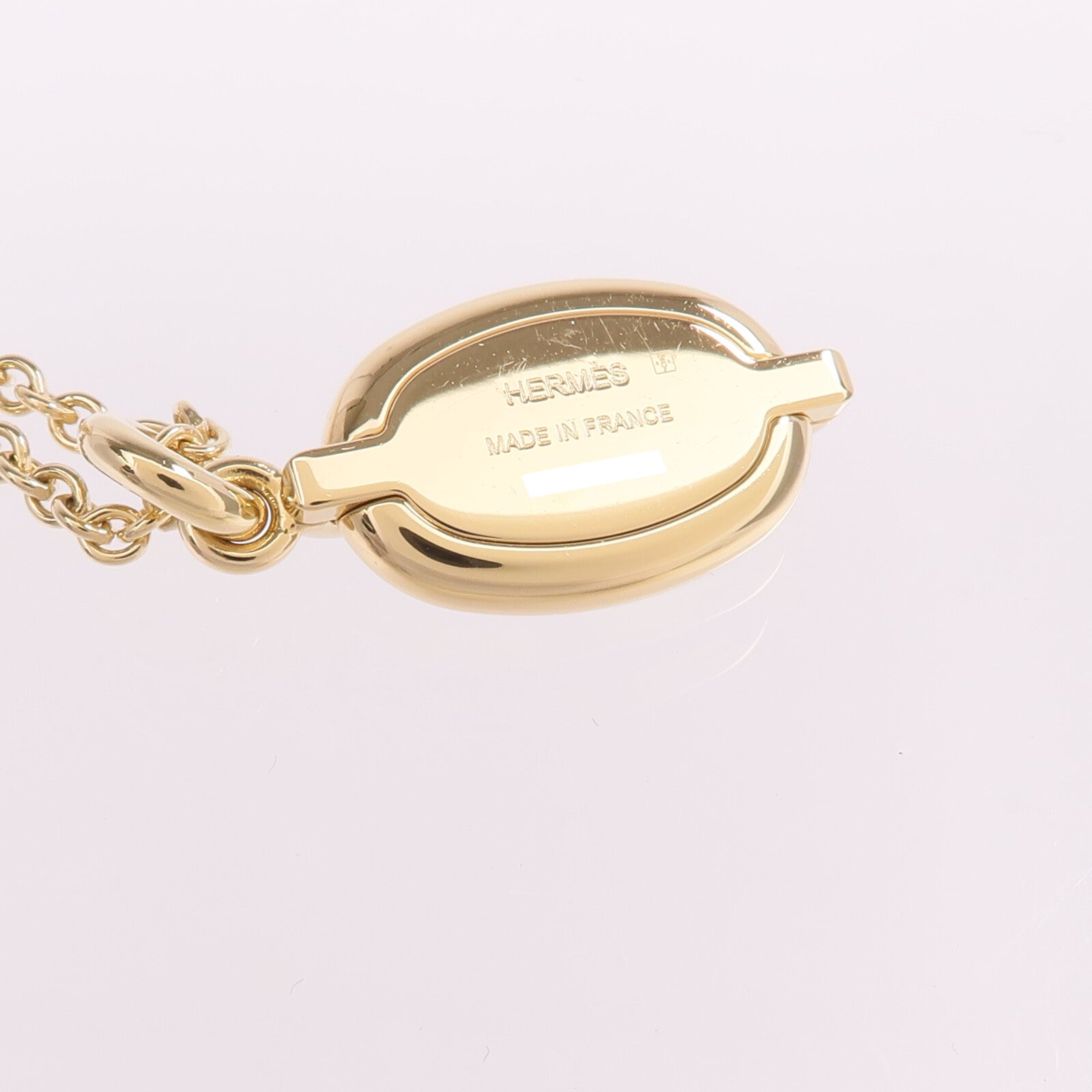 HERMES 【激減優惠】金屬Mini Maillon Pendant項鍊