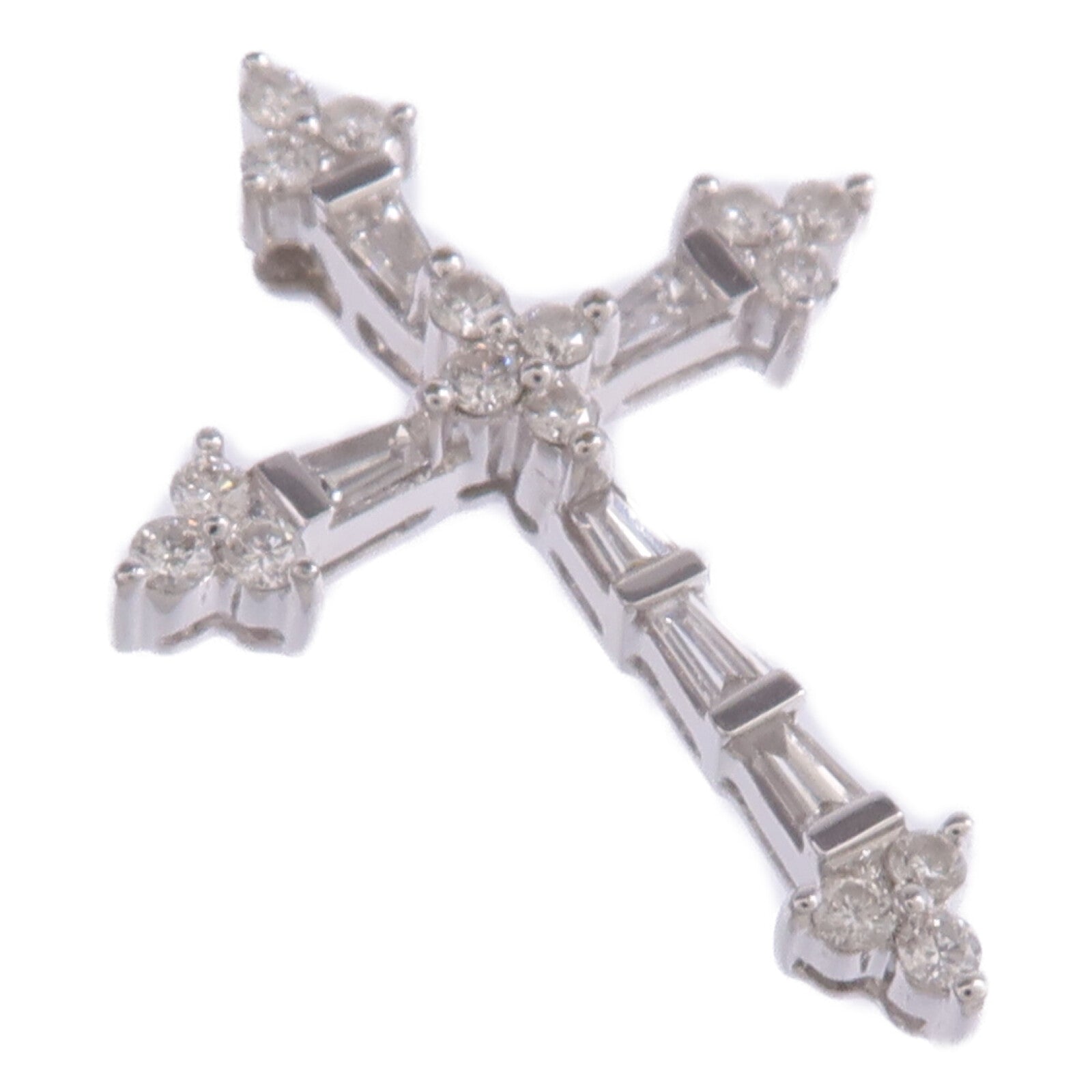 JEWELRY 18K白金Diamond Pendant Top鑽石吊墜