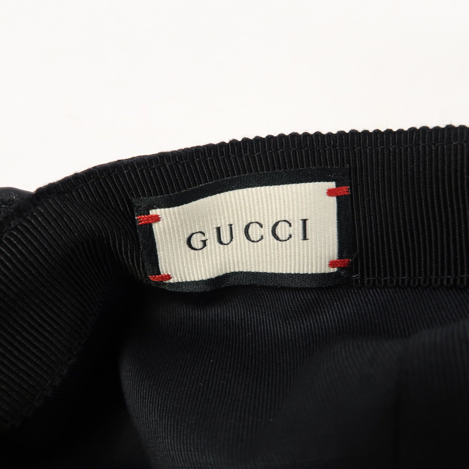 GUCCI 帆布Original GG Canvas Baseball Hat With Web帽子黑色