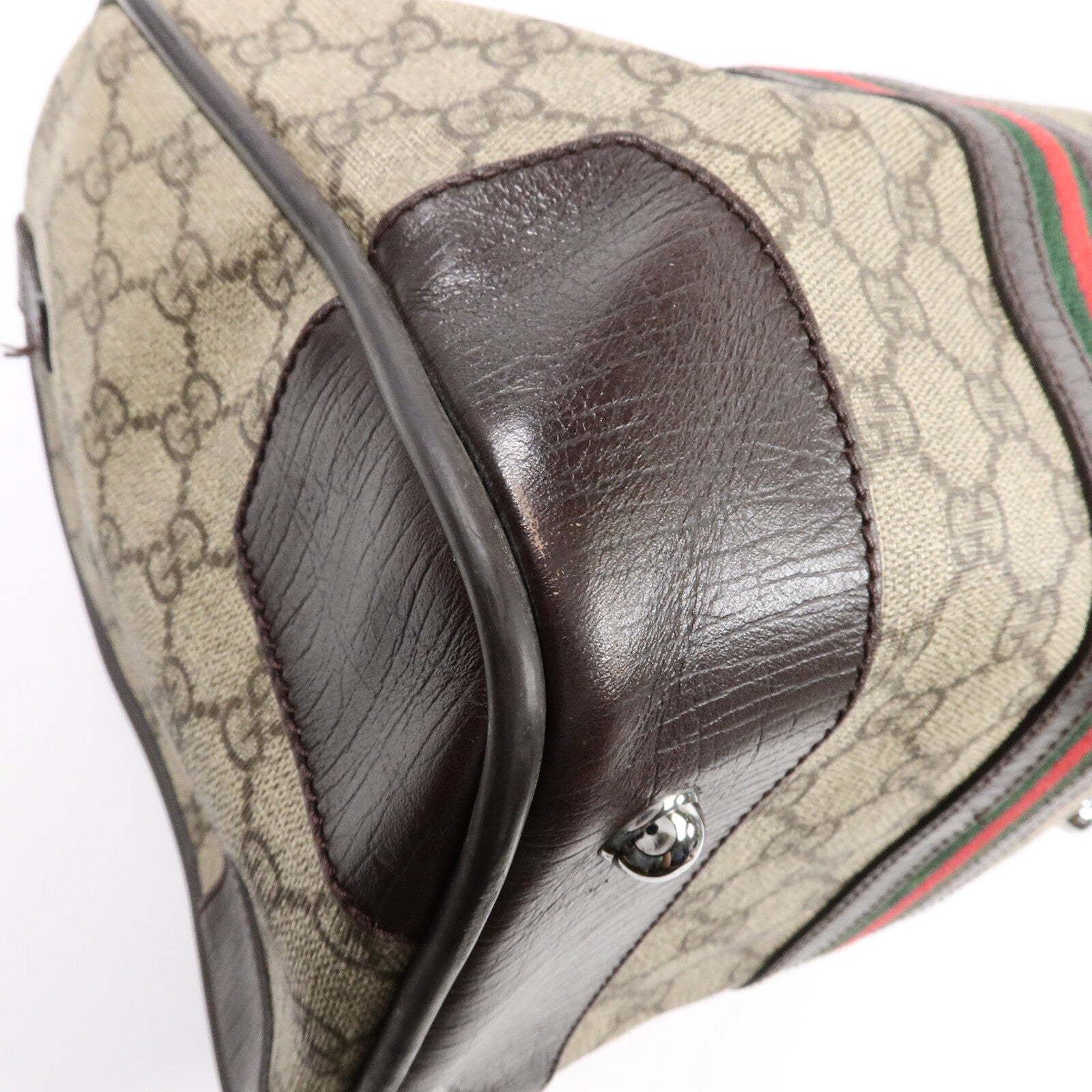 GUCCI 塗層帆布Boston Bag肩背袋