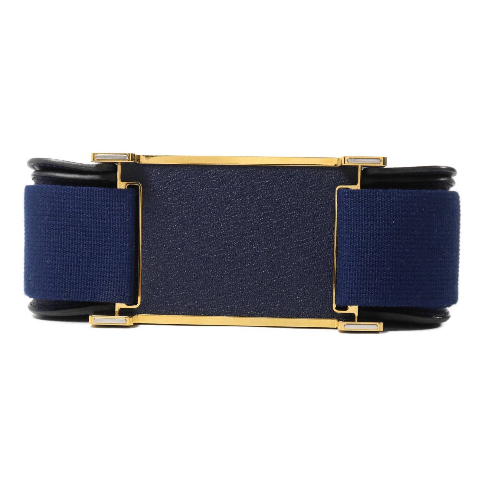 HERMES Chevre Mysore皮革Geta肩背袋Bleu Nuit