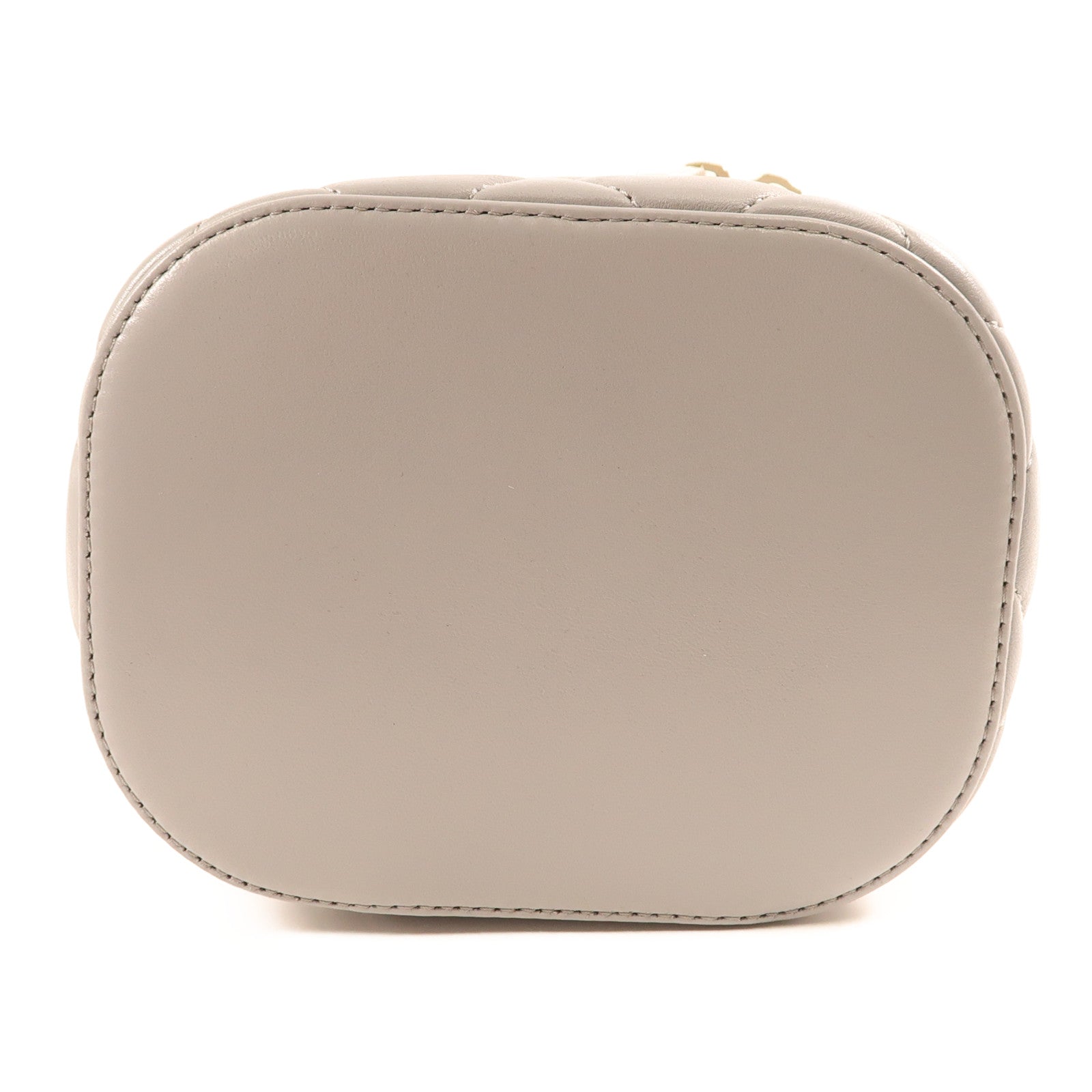 CHANEL 羊皮皮革Vanity Bag金扣鏈帶手挽肩背兩用袋