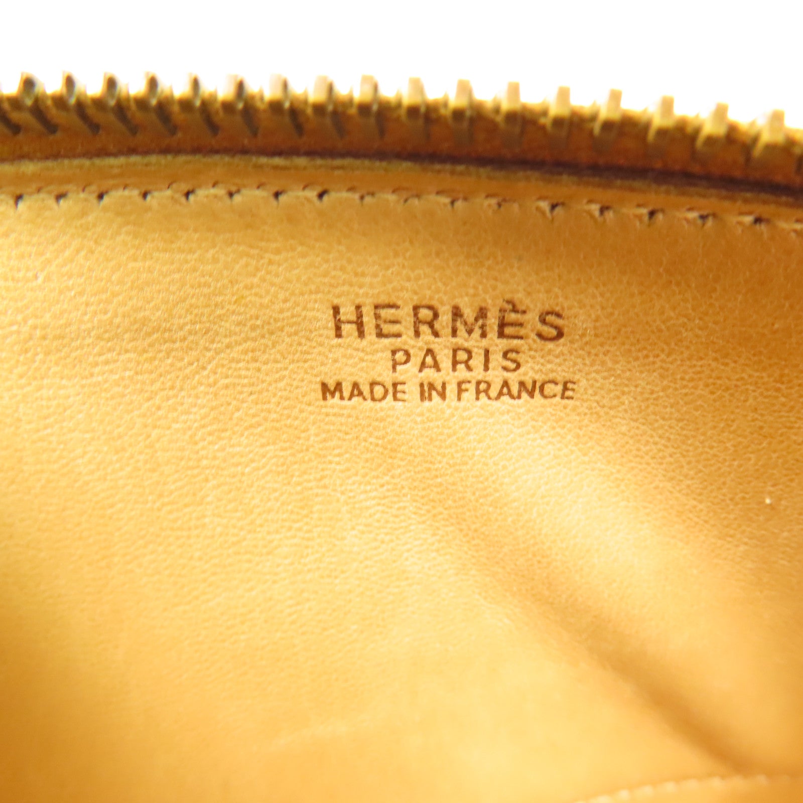 HERMES Chamonix皮革Bolide 27金扣手挽肩背兩用袋37 Gold