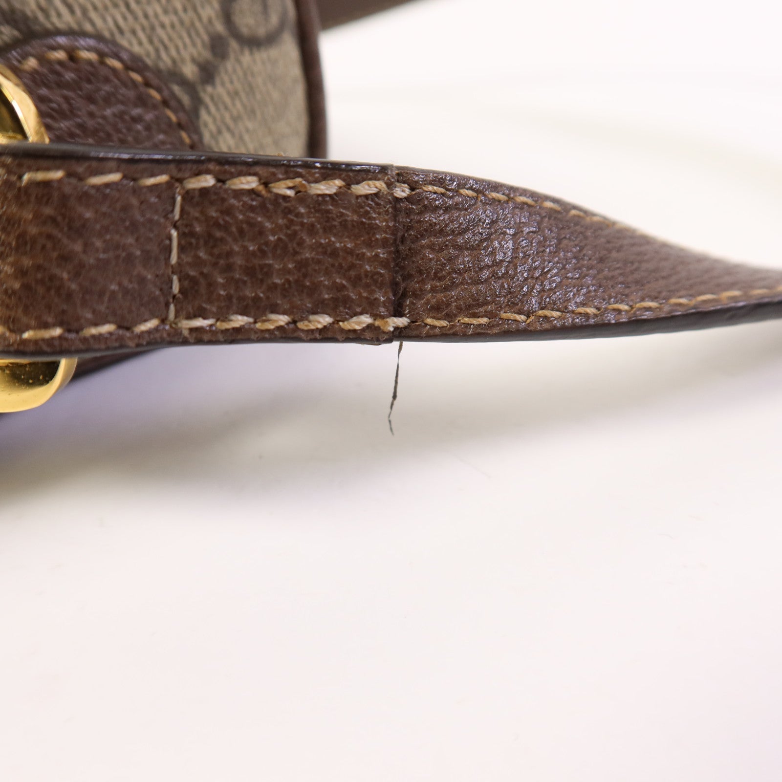 GUCCI 塗層帆布Ophidia GG Supreme Mini Bag金扣肩背袋