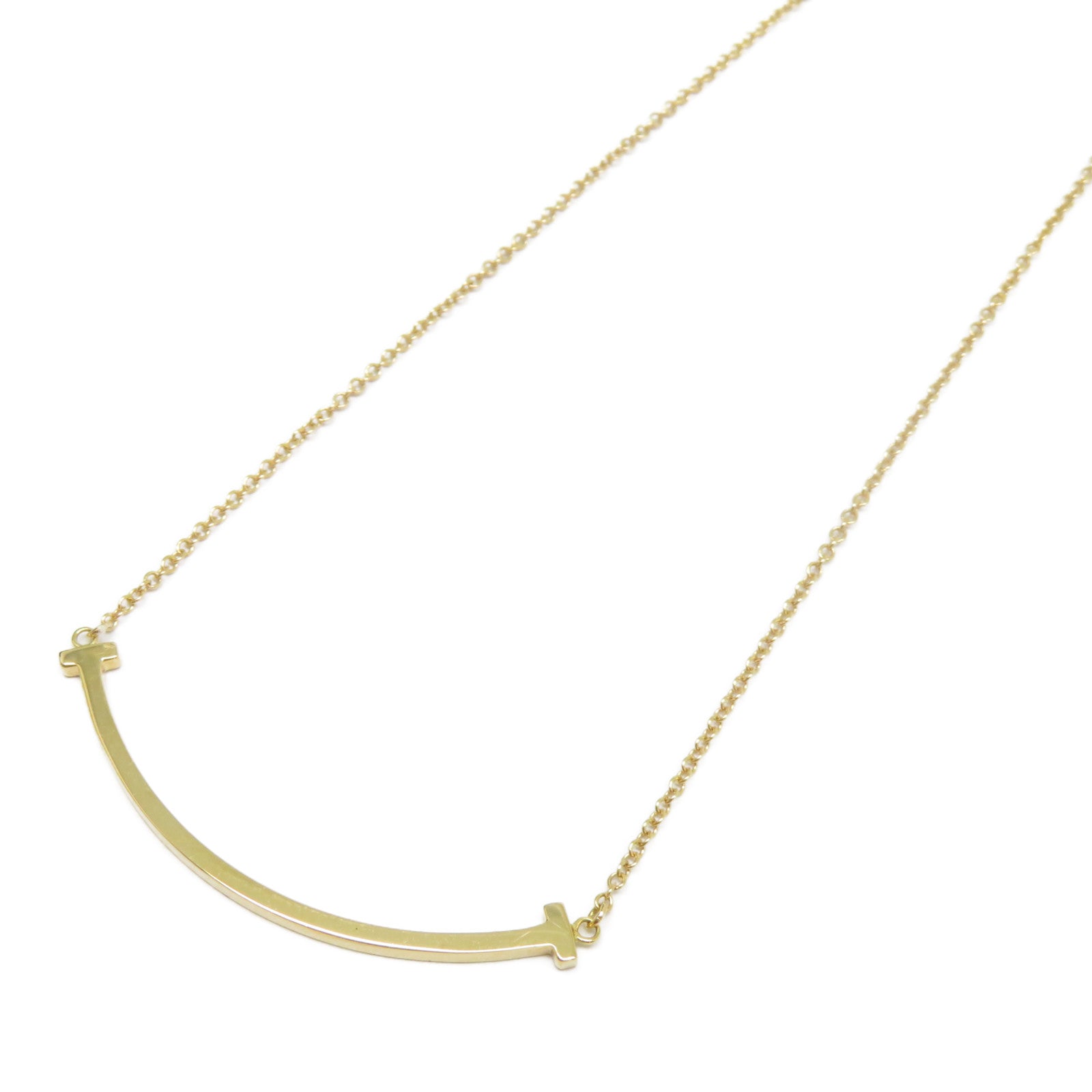TIFFANY＆CO 18K黃金Smile Necklace項鍊