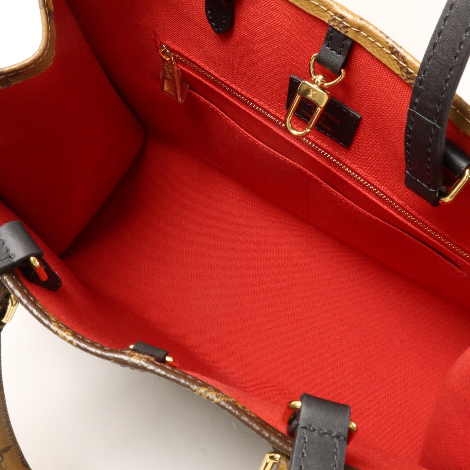 LOUIS VUITTON Monogram Giant On The Go MM手挽肩背兩用袋