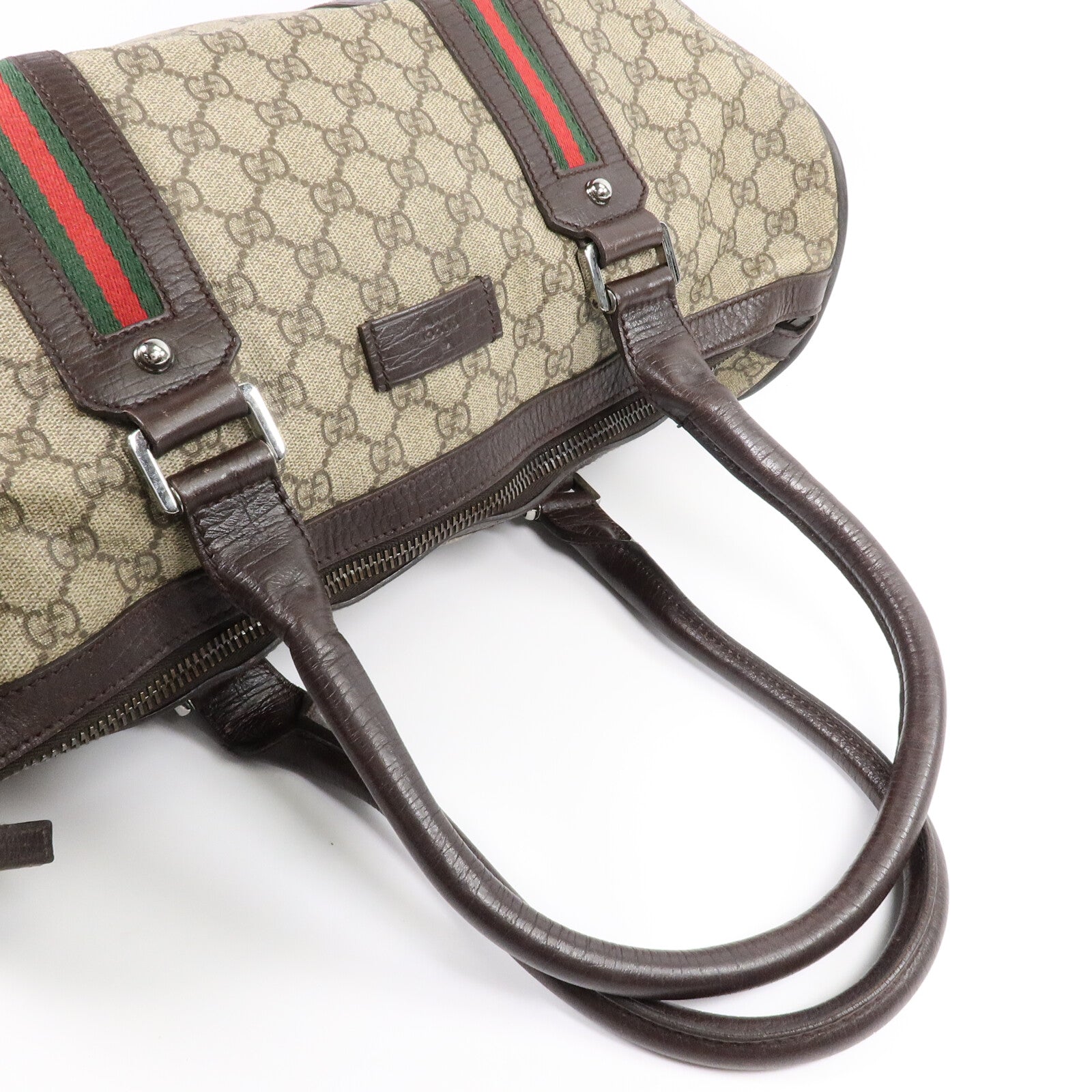 GUCCI 塗層帆布Boston Bag肩背袋