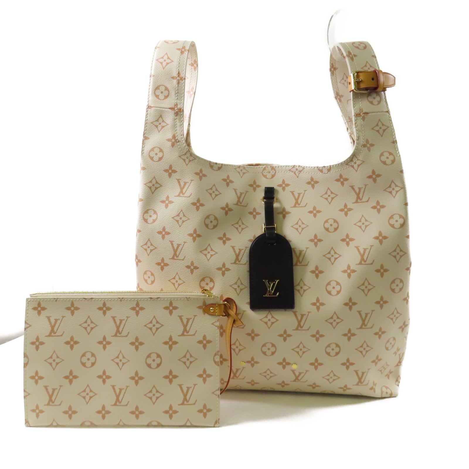 LOUIS VUITTON Monogram Atlantis GM金扣手挽袋
