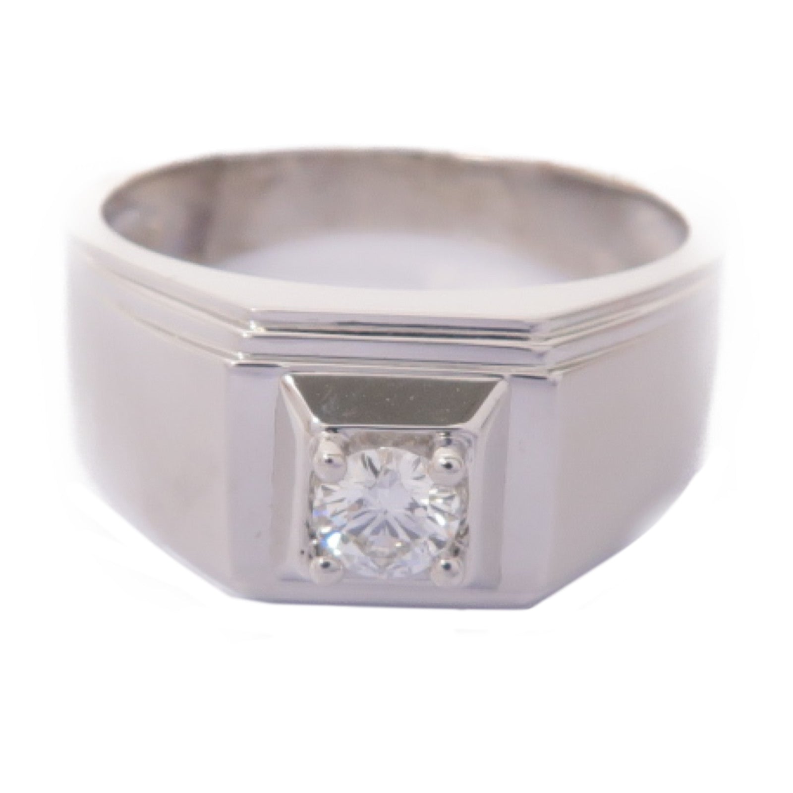 JEWELRY 【激減優惠】18K白金Diamond Ring石戒指US#7.25