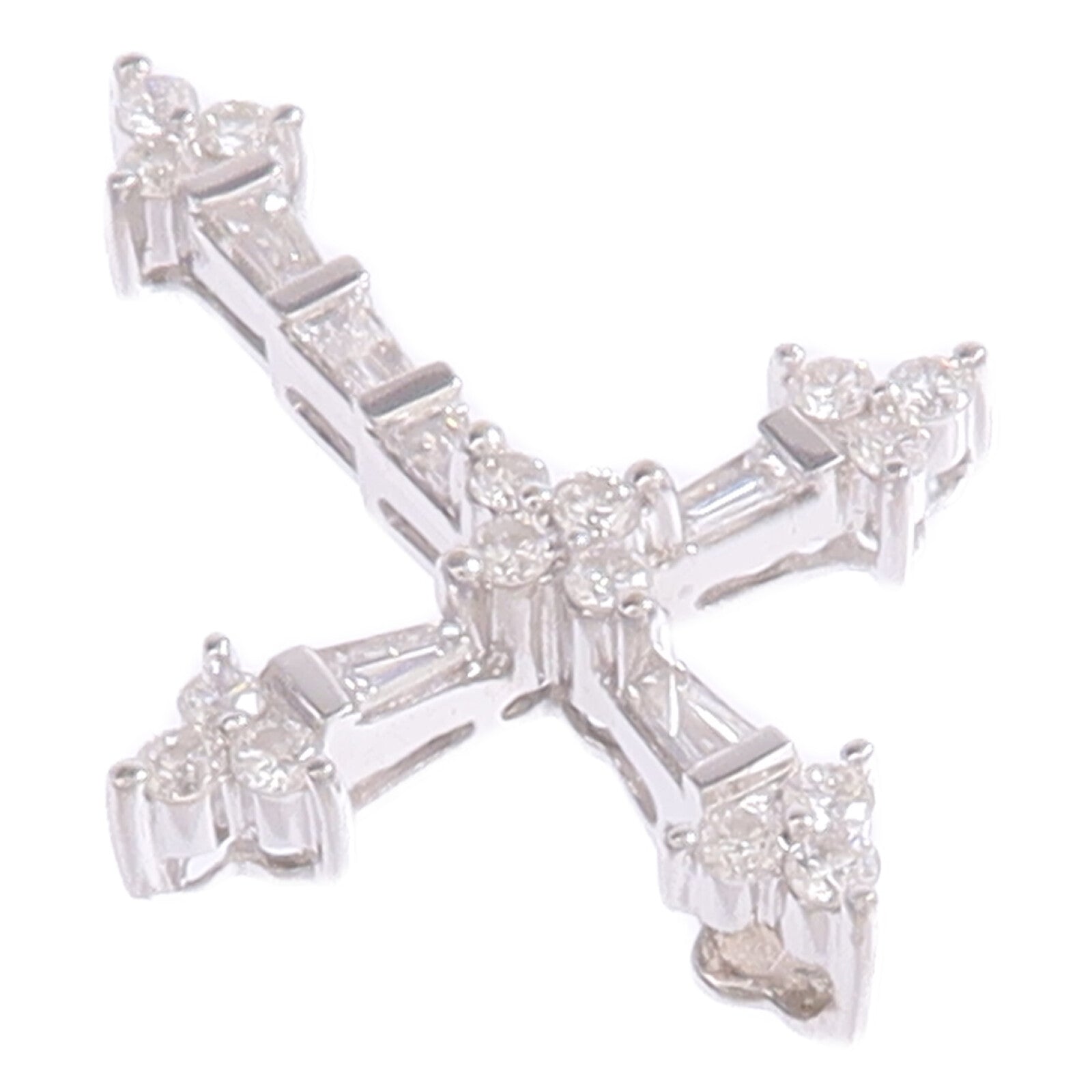 JEWELRY 18K白金Diamond Pendant Top鑽石吊墜