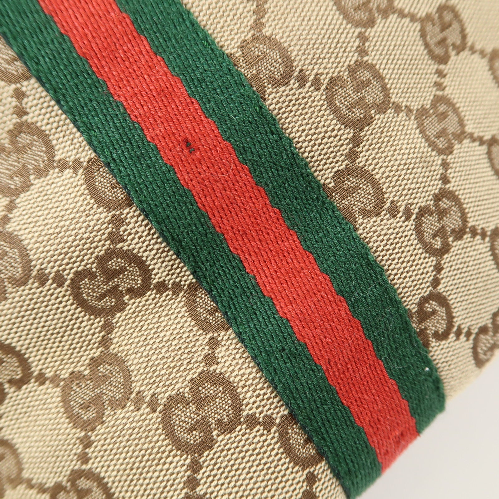 GUCCI 帆布Shoulder Bag金扣肩背袋