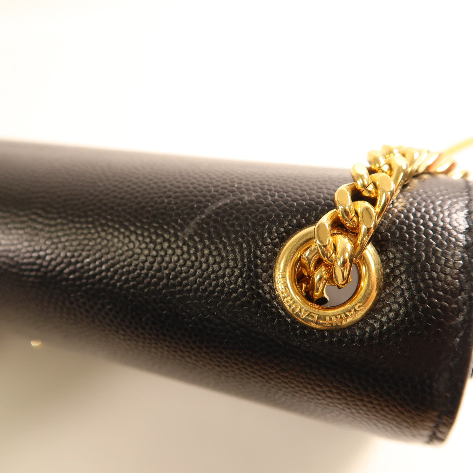 SAINT LAURENT 牛皮皮革Shoulder Bag金扣肩背袋
