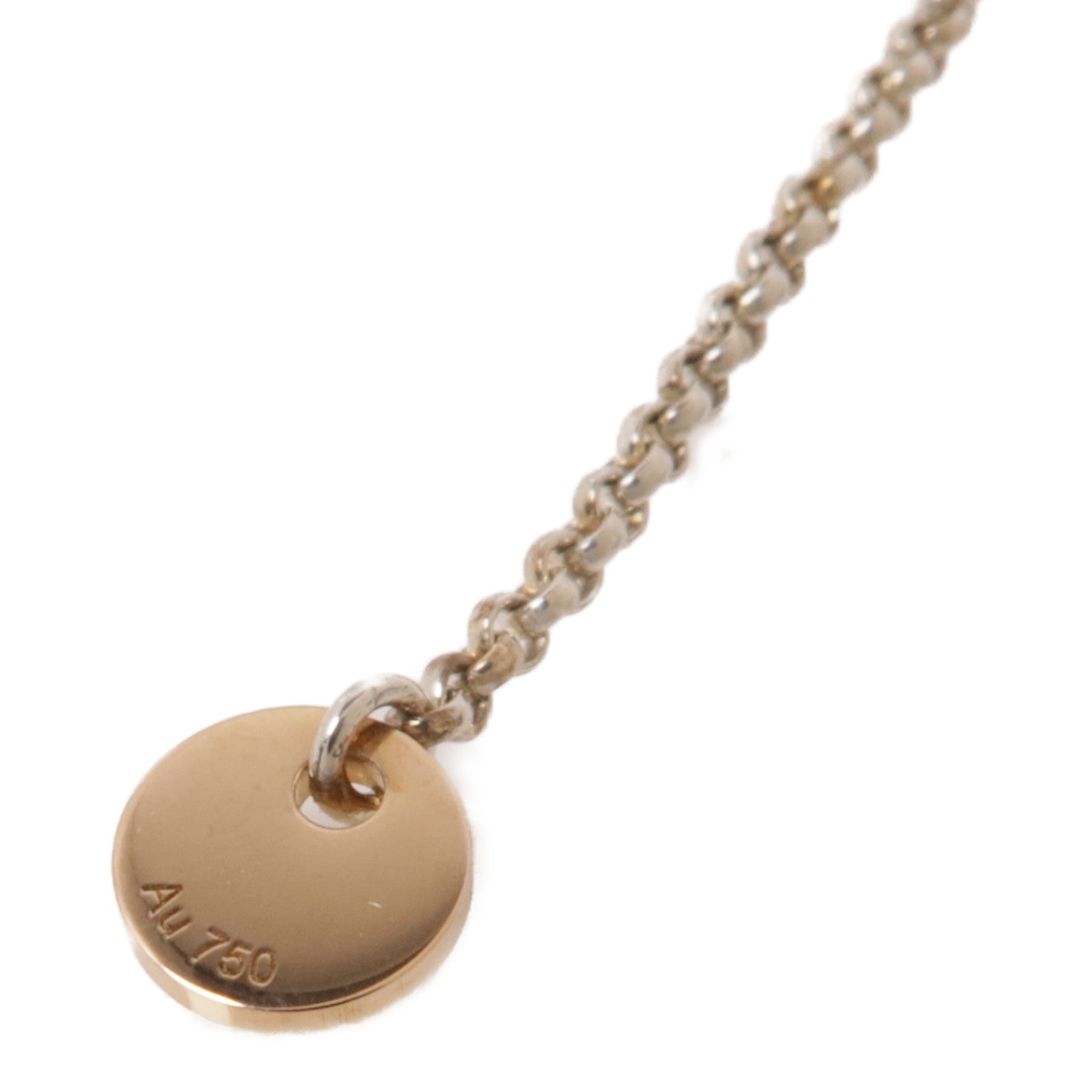 HERMES 18K玫瑰金/925純銀Ex Libris Earrings項鍊
