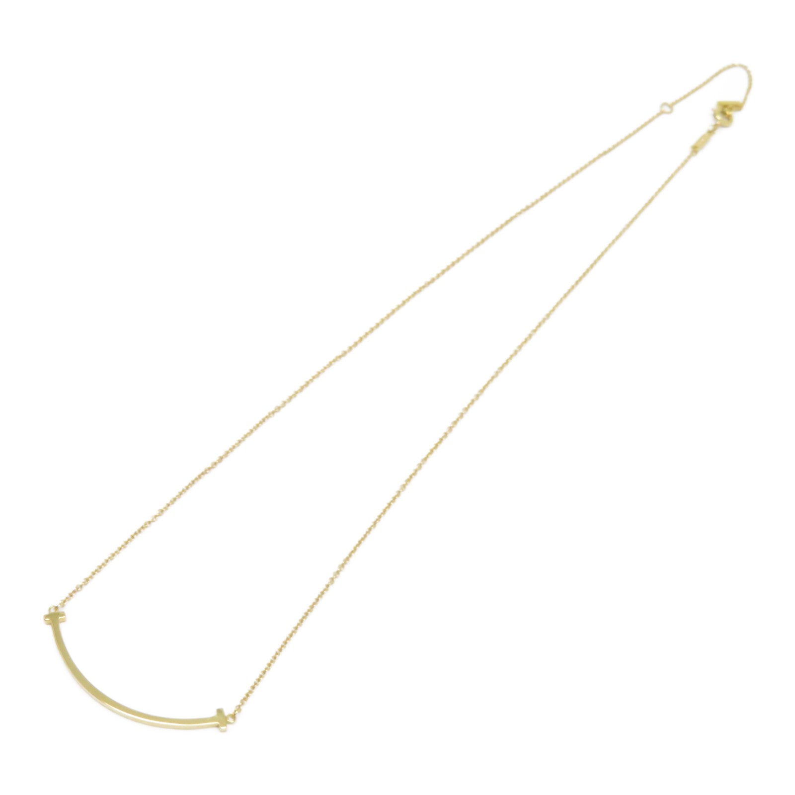 TIFFANY＆CO 18K黃金Smile Necklace項鍊