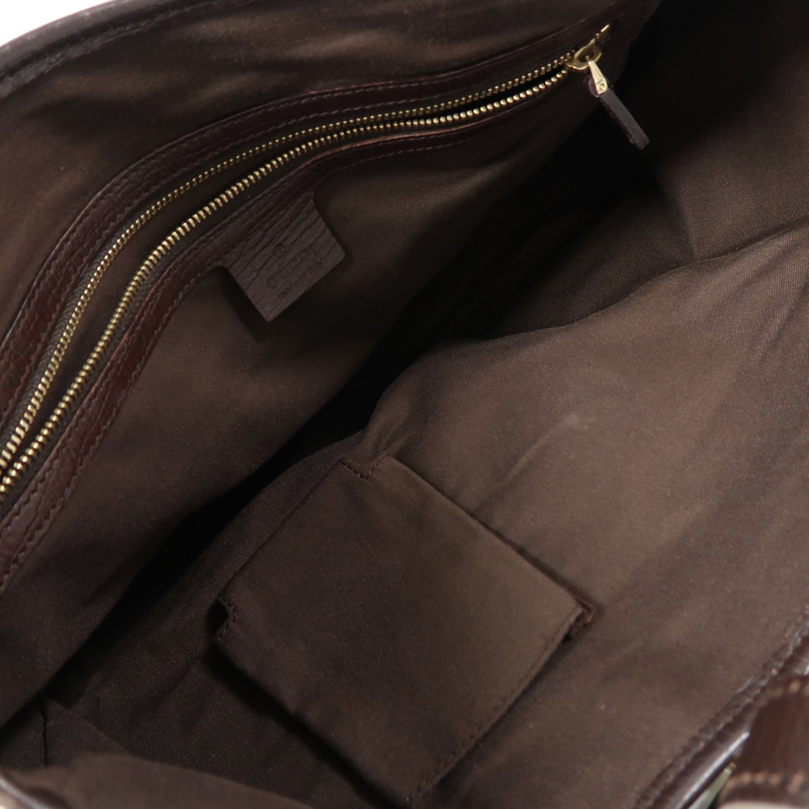 GUCCI 帆布Shoulder Bag金扣肩背袋