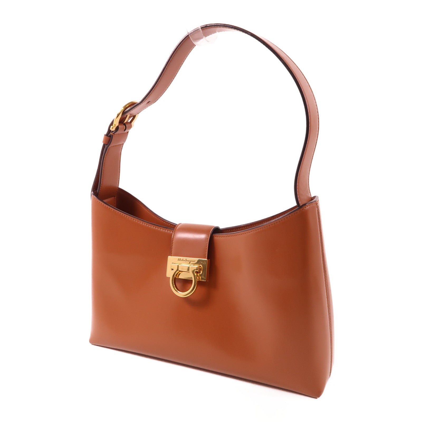 Salvatore Ferragamo 牛皮皮革Shoulder Bag金扣肩背袋