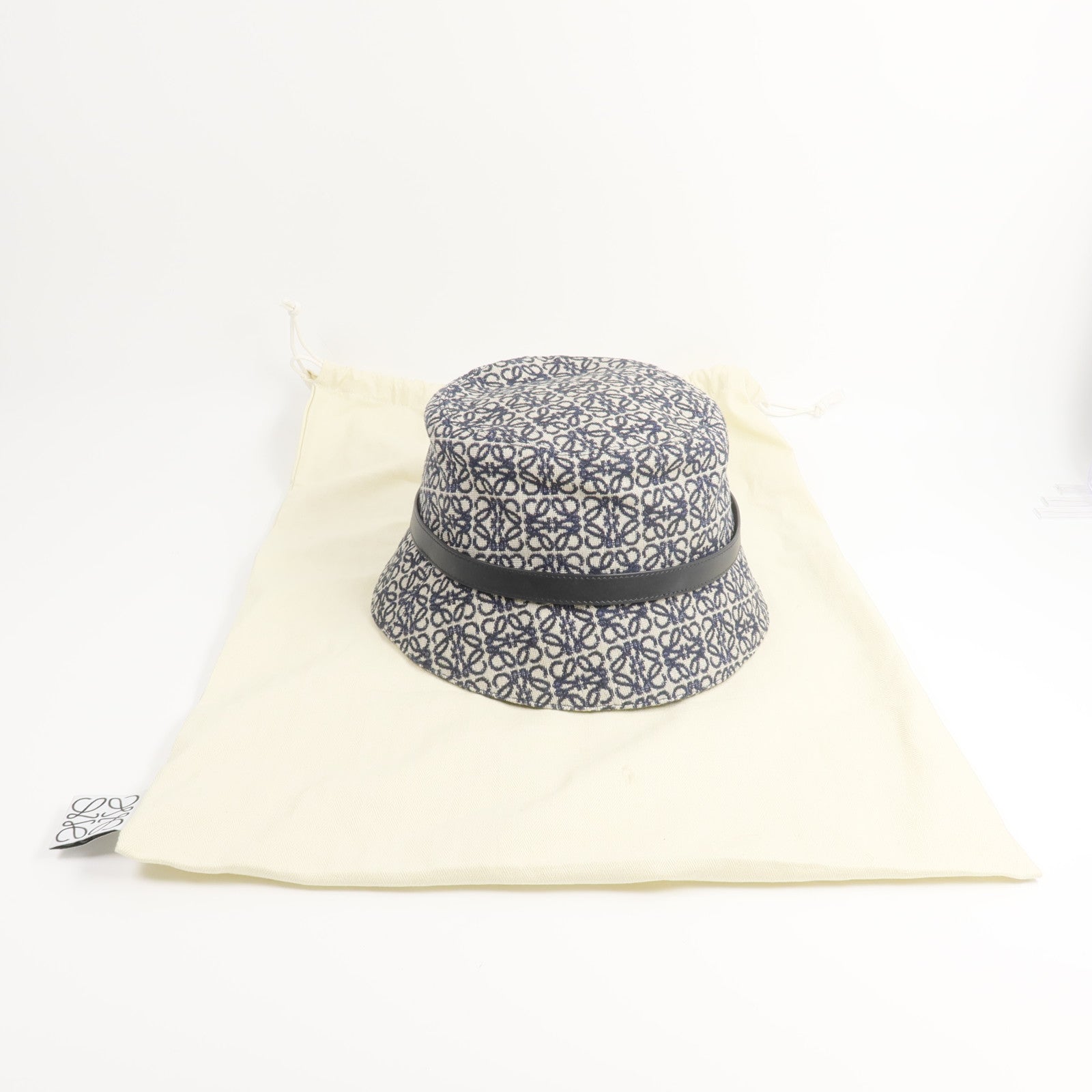 LOEWE 帆布Anagram Bucket Hat帽子