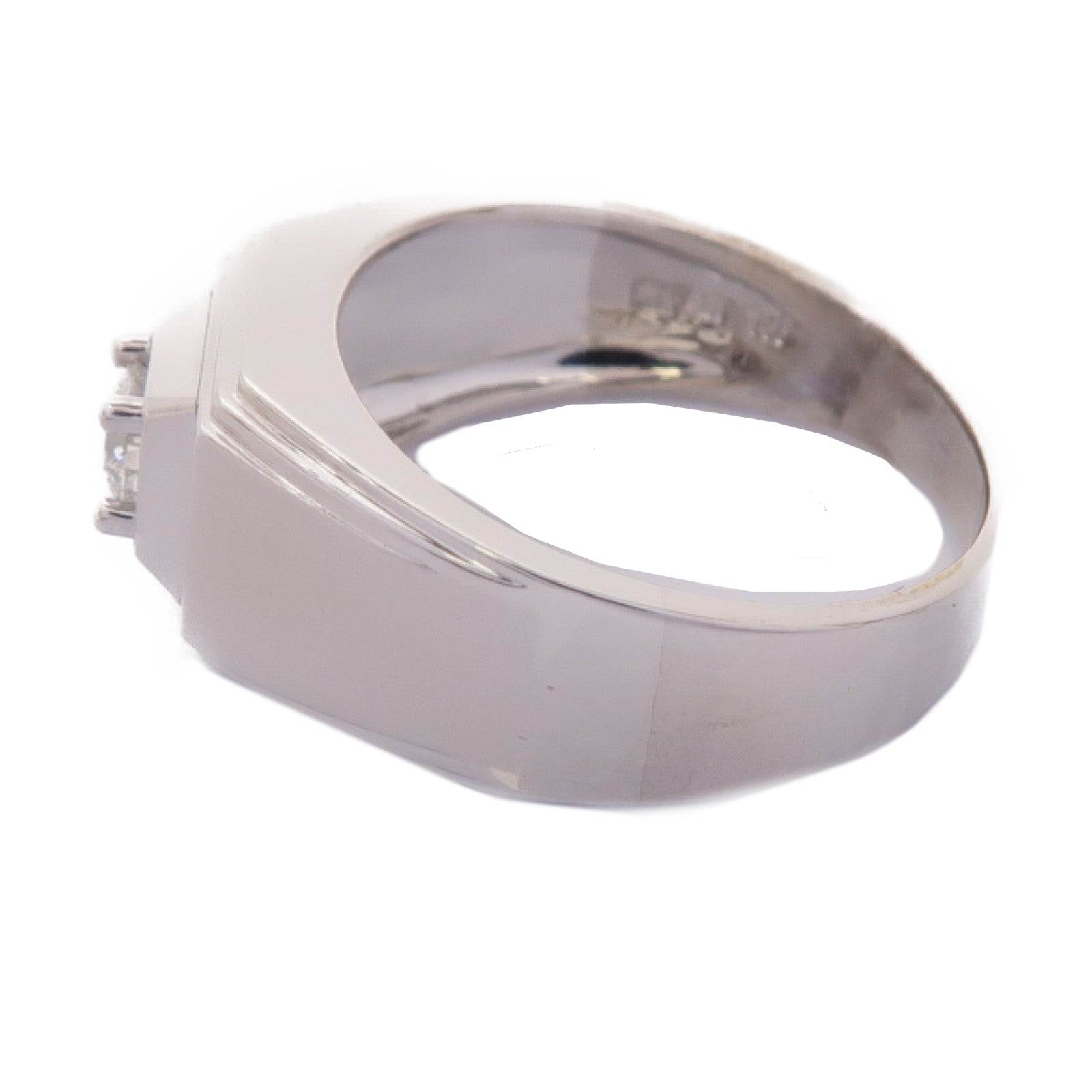 JEWELRY 【激減優惠】18K白金Diamond Ring石戒指US#7.25