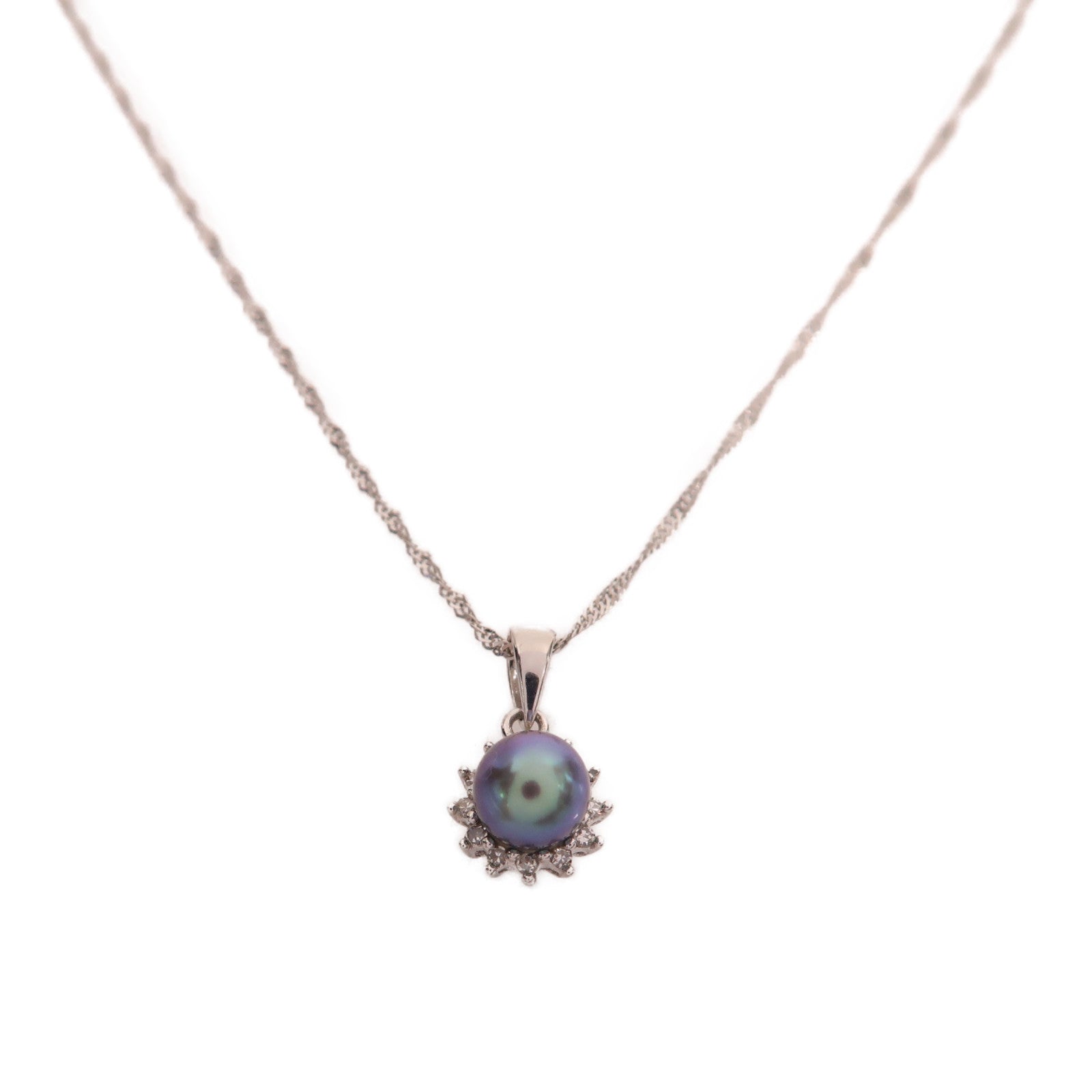 JEWELRY 18K白金Pearl Necklace項鍊