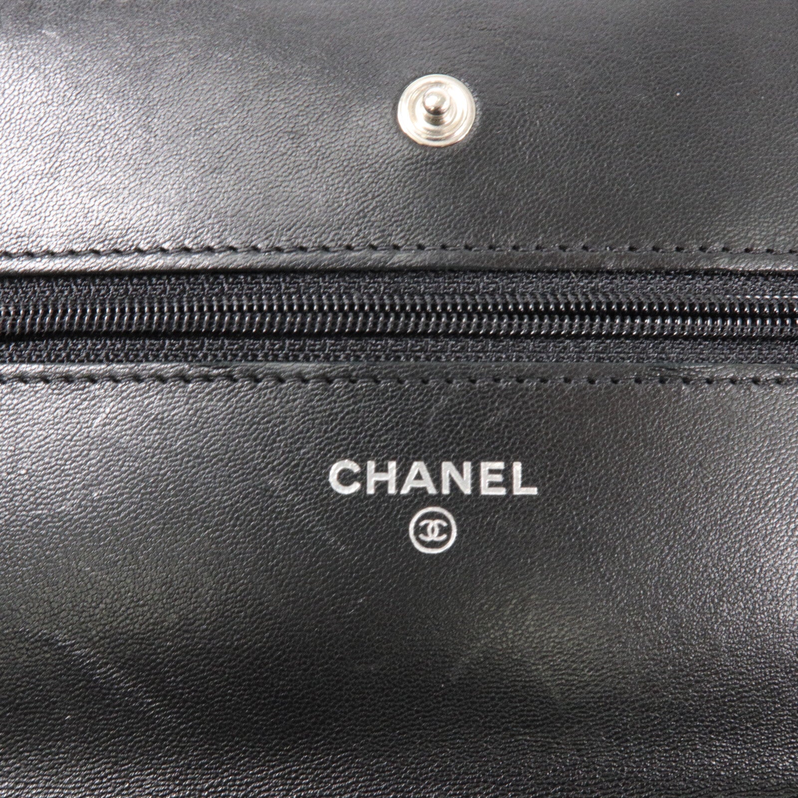 CHANEL 羊皮皮革WOC Wallet On Chain鏈帶肩背袋