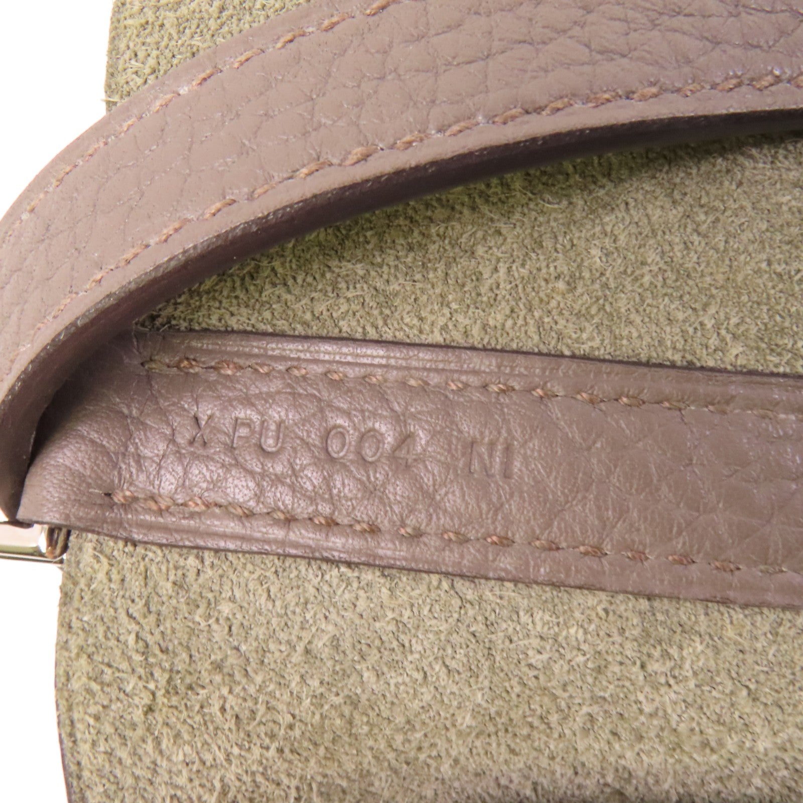 HERMES Clemence皮革Picotin MM銀扣手挽大