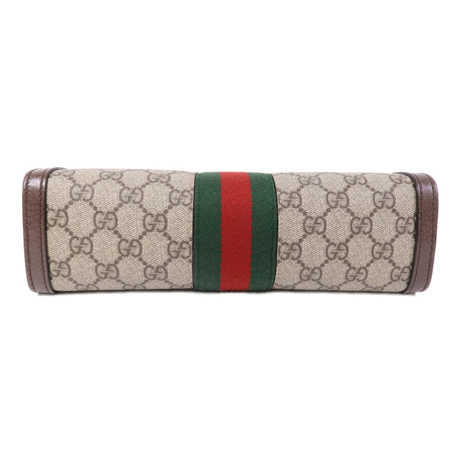 GUCCI 塗層帆布Ophidia GG金扣鏈帶肩背袋