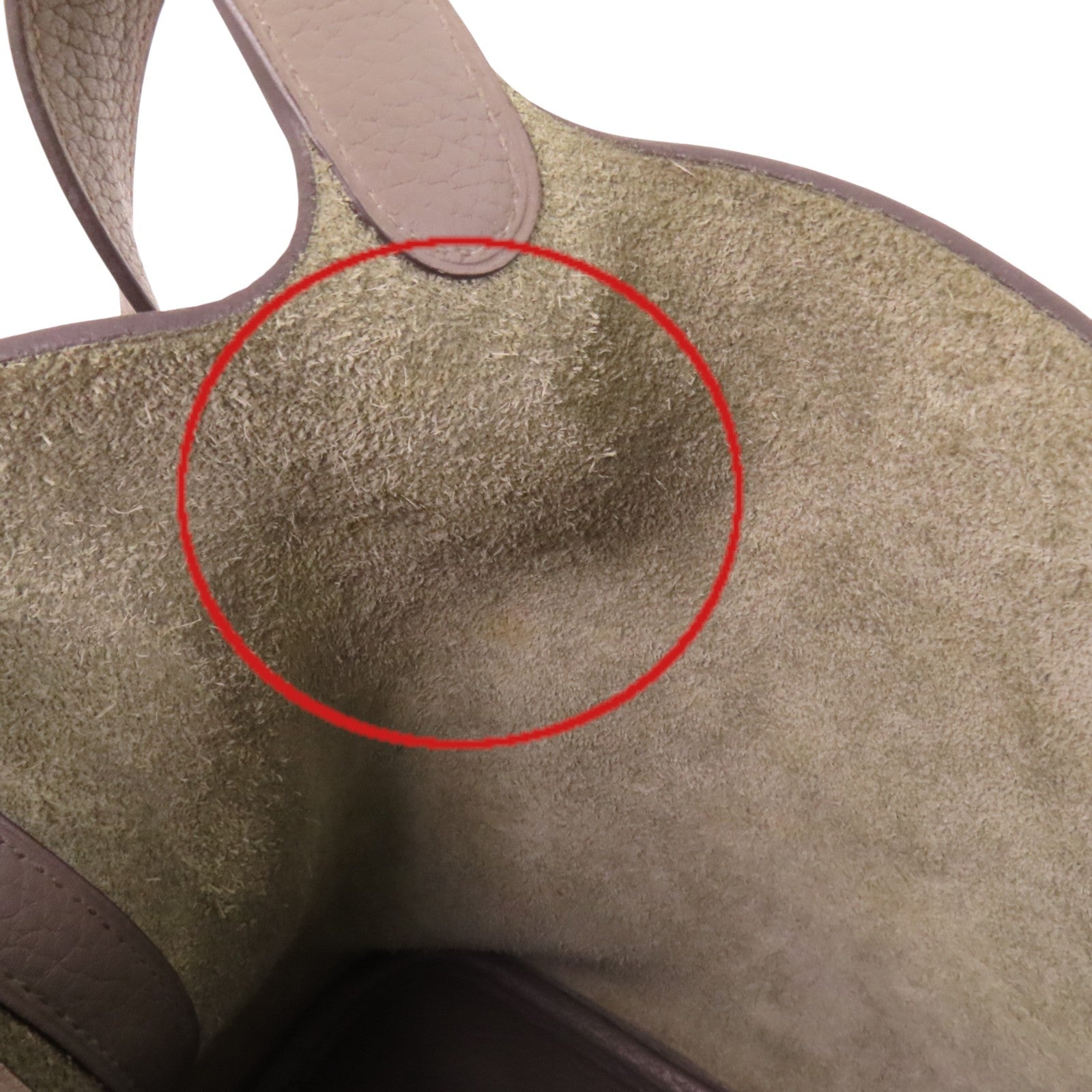 HERMES Clemence皮革Picotin MM銀扣手挽大