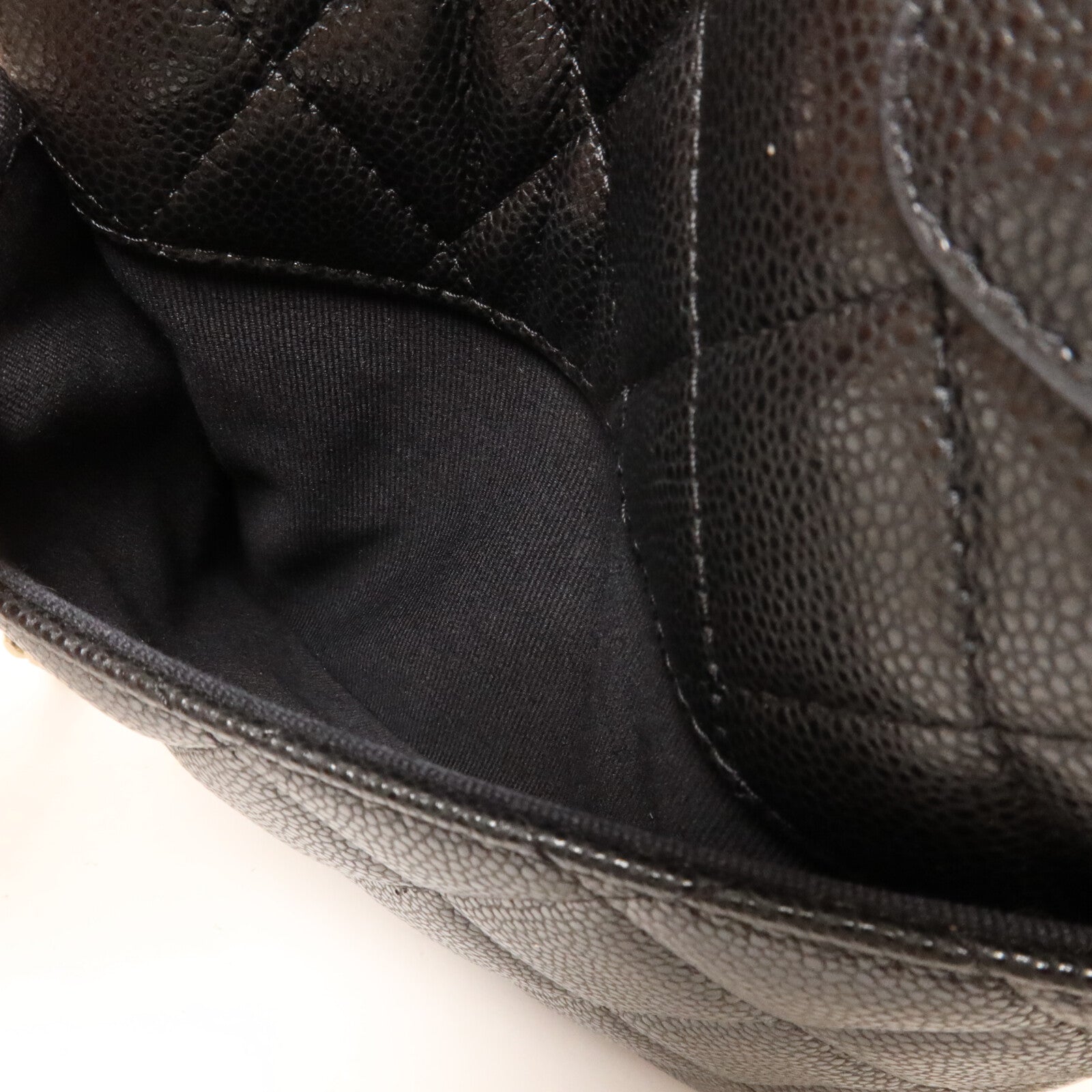CHANEL 牛皮皮革Top Handle Clutch Bag鏈帶手挽肩背兩用袋