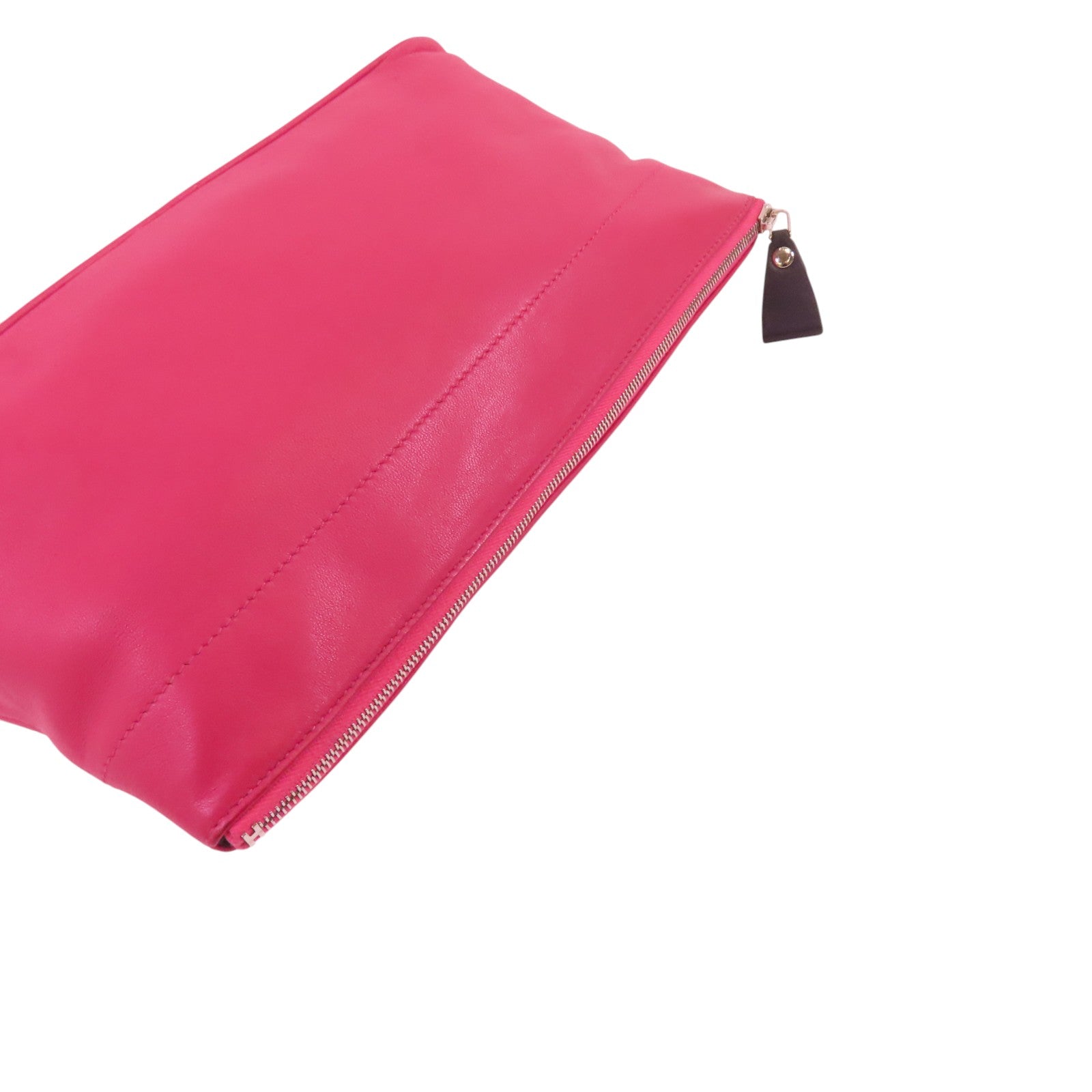 HERMES Swift皮革Touboyu GM Pouch銀扣手拿包