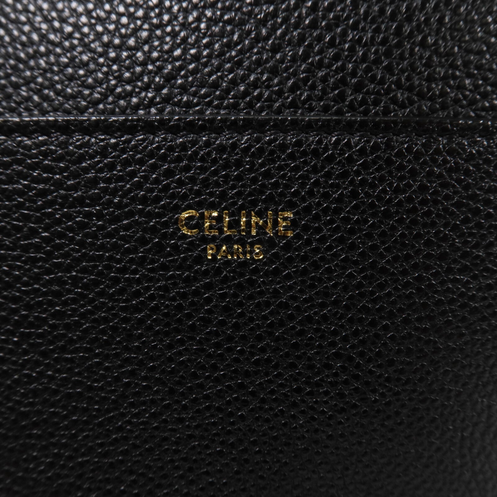 CELINE 牛皮皮革Sangle Bucket Medium肩背袋