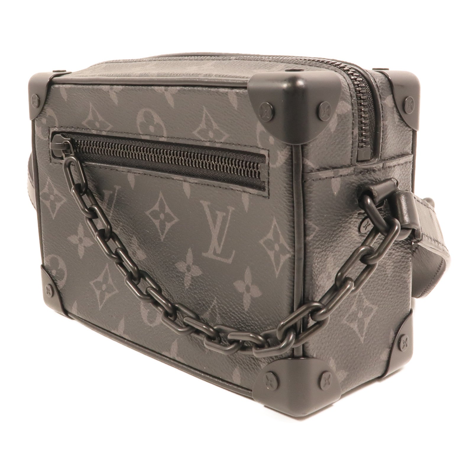 LOUIS VUITTON Monogram Eclipse Mini Soft Trunk肩背袋