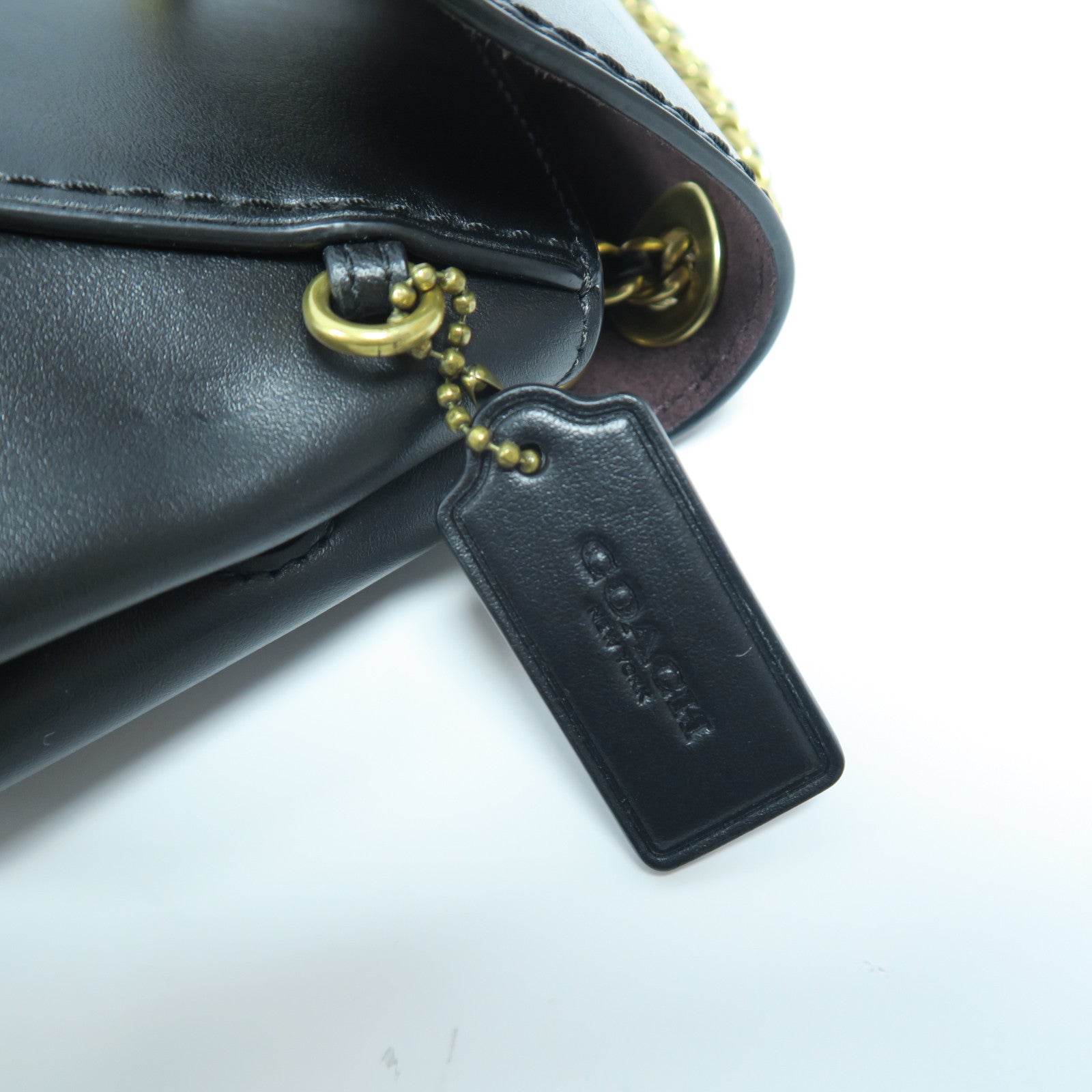 COACH 【激減優惠】牛皮皮革Parker Convertible Backpack 16金扣背包黑色
