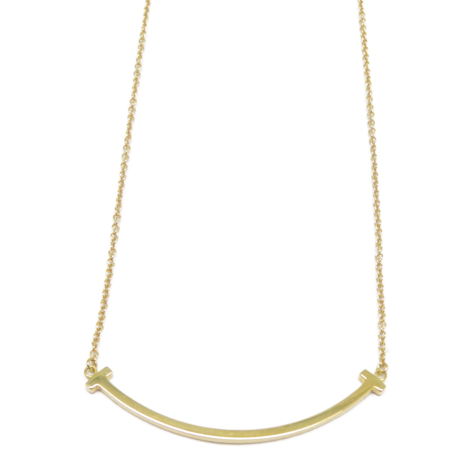 TIFFANY＆CO 18K黃金Smile Necklace項鍊