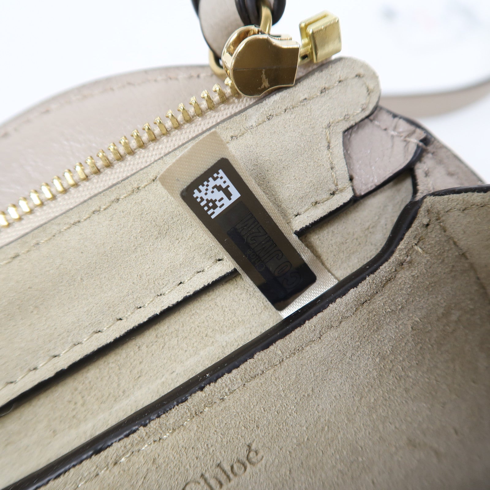Chloe 牛皮皮革Mini Pixie Deals金扣鏈帶肩背袋灰色