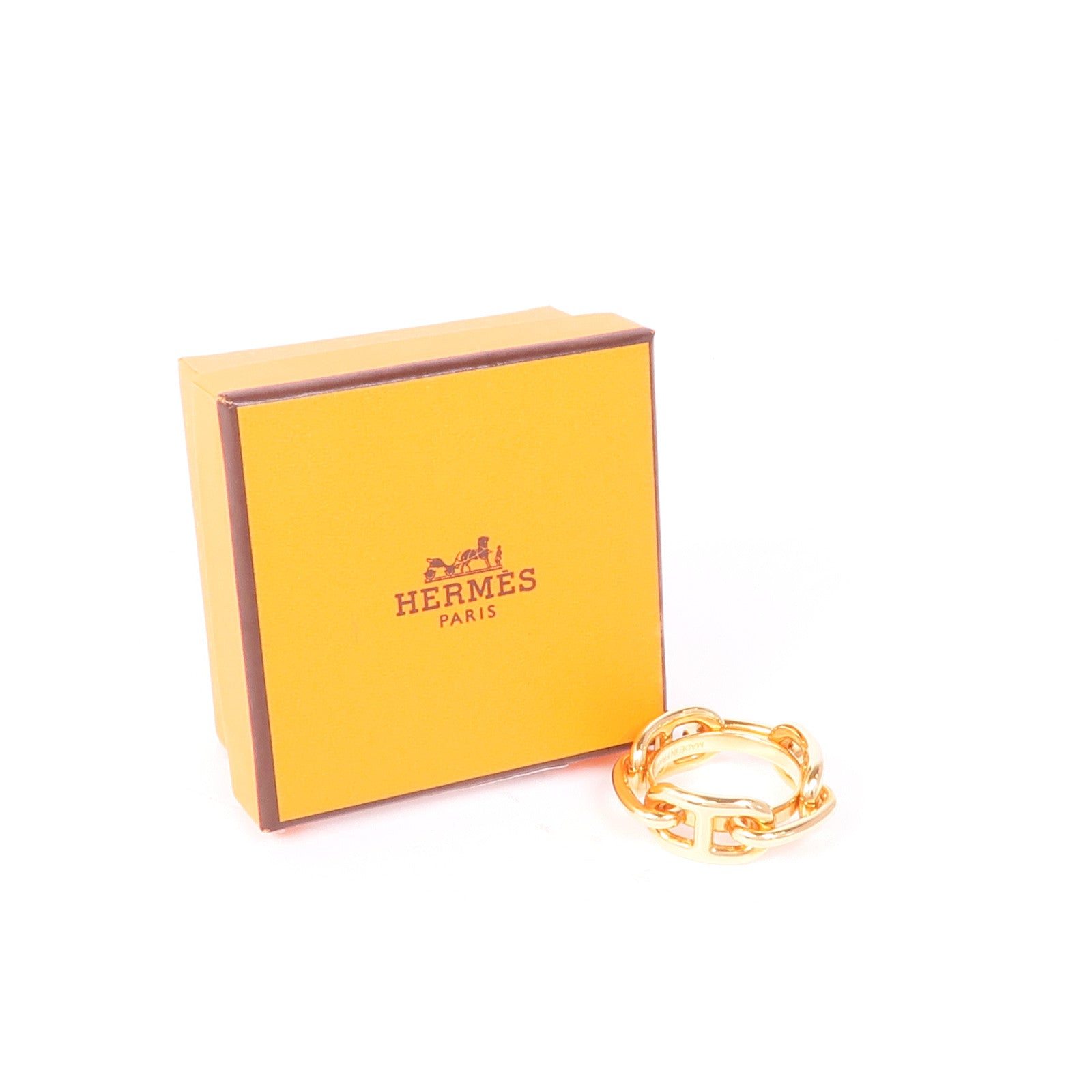 HERMES 金屬Scarf Ring絲巾扣