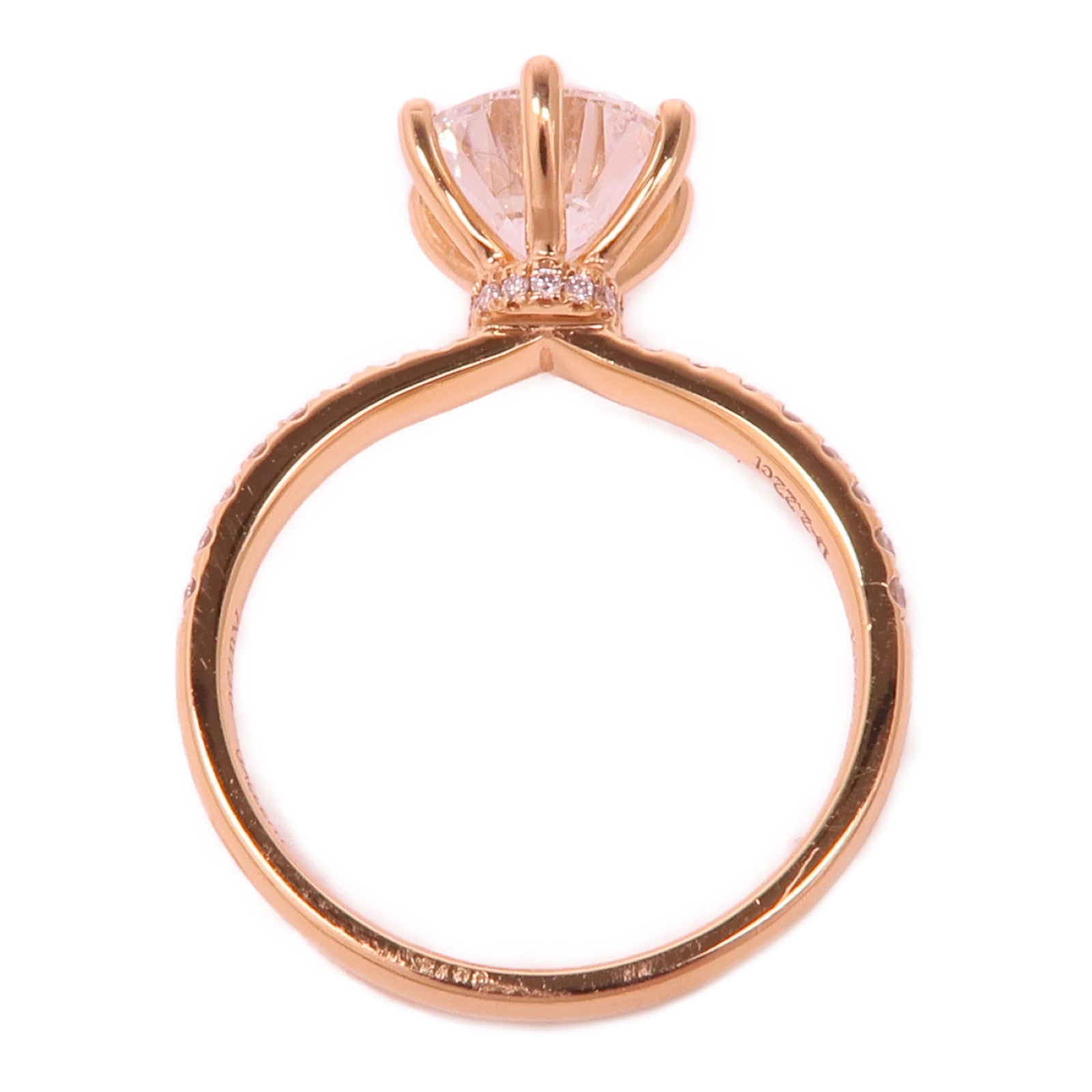 JEWELRY 18K玫瑰金Diamond Ring鑽石戒指US#7