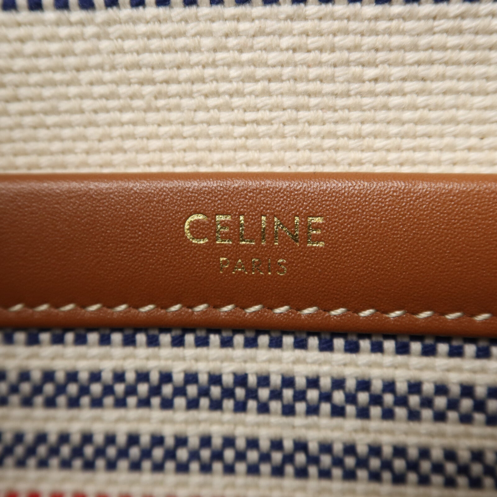 CELINE 帆布Cabas Thais Small手挽肩背兩用袋