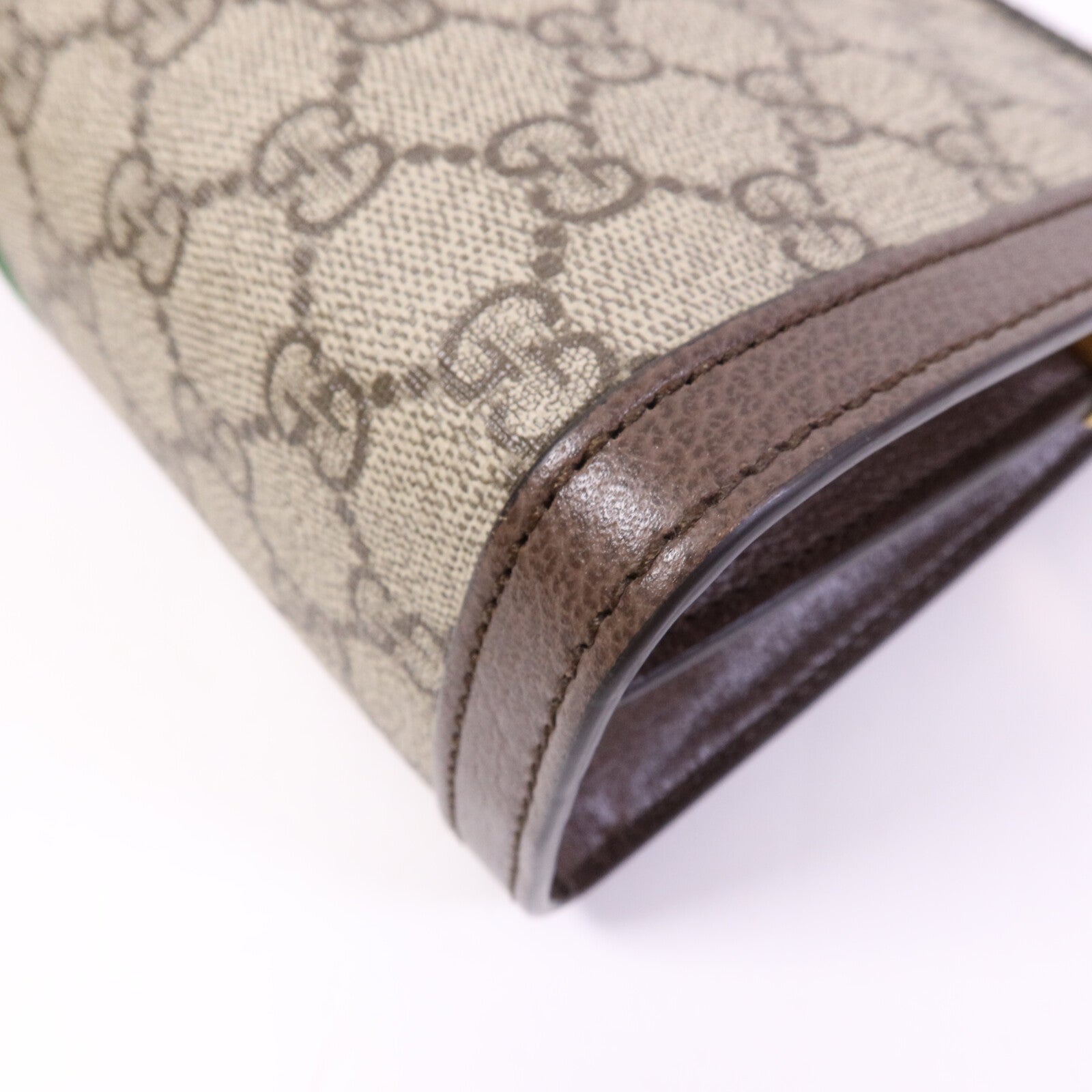 GUCCI 塗層帆布Ophidia GG金扣鏈帶肩背袋