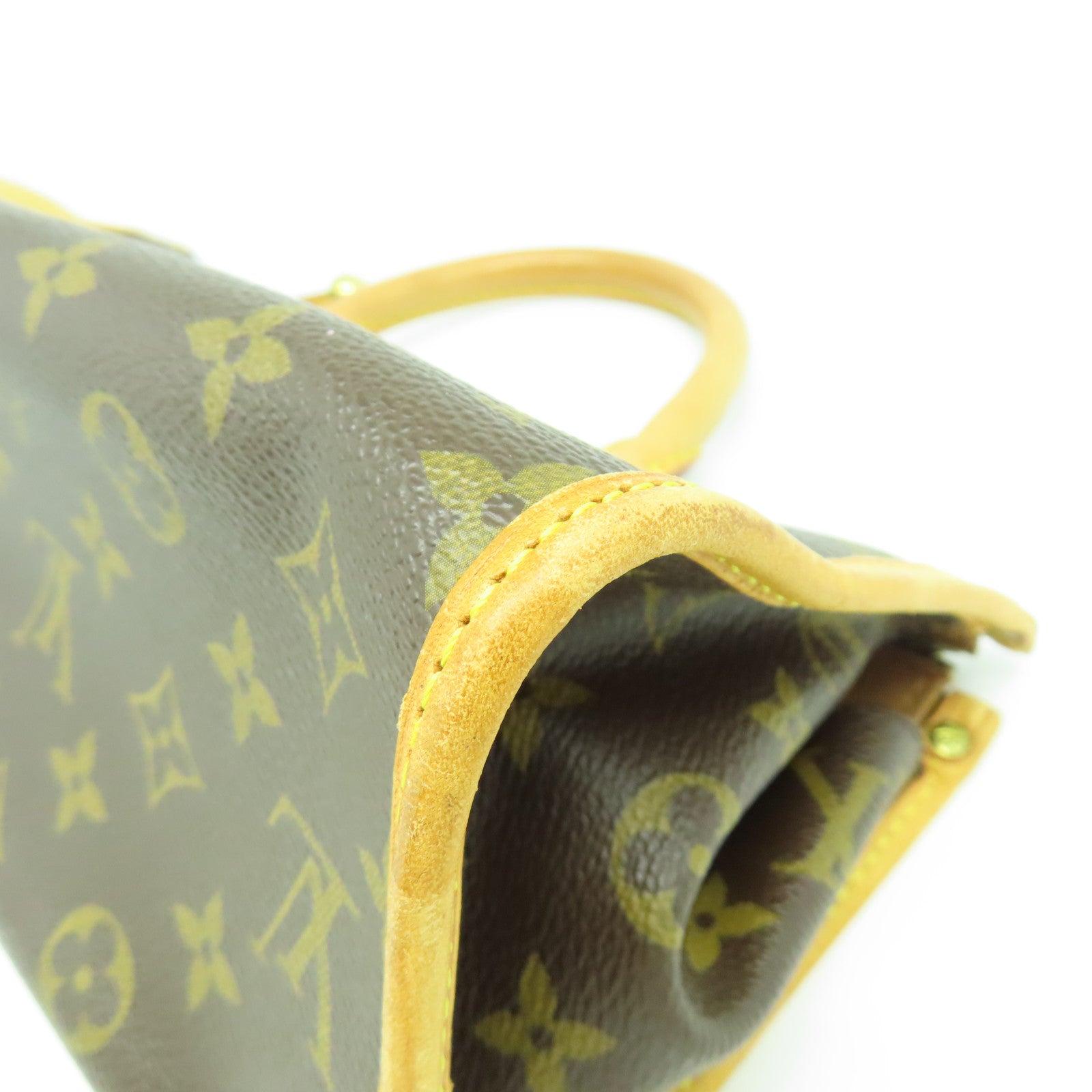 LOUIS VUITTON 【清倉大減價】Monogram Popincourt金扣手挽袋啡色