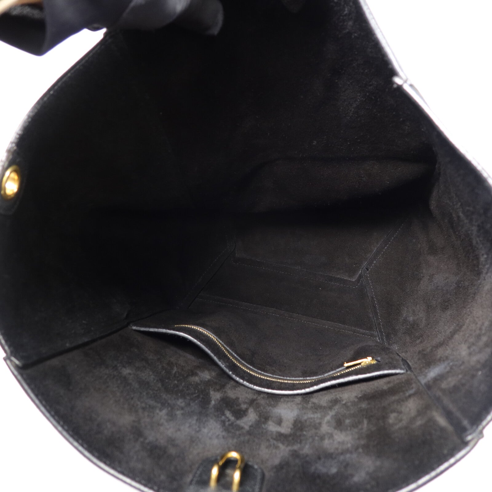 CELINE 牛皮皮革Sangle Bucket Medium肩背袋