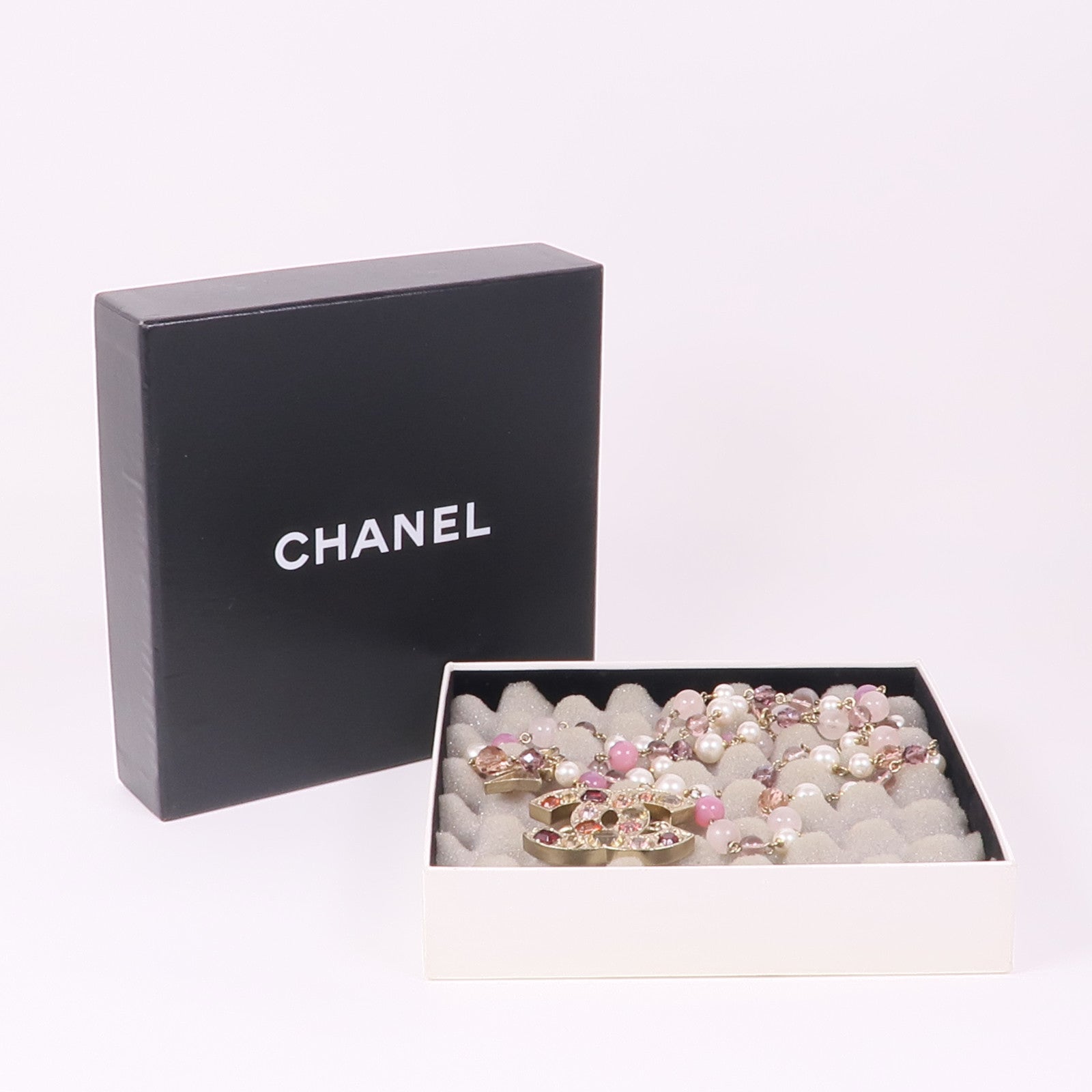 CHANEL PVC/金屬Chain Belt金扣皮帶
