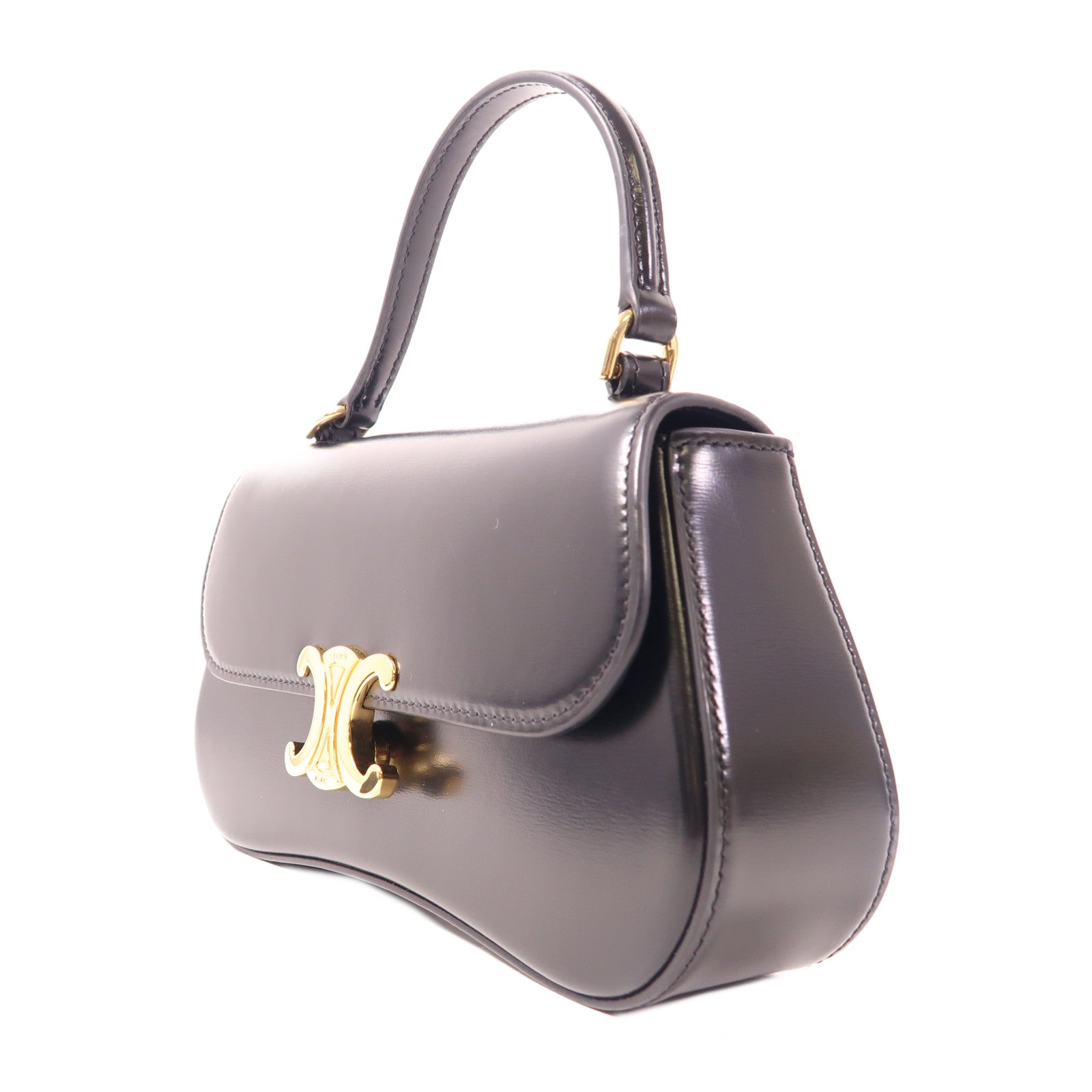 CELINE 牛皮皮革Teen Celine Lola金扣手挽肩背兩用袋