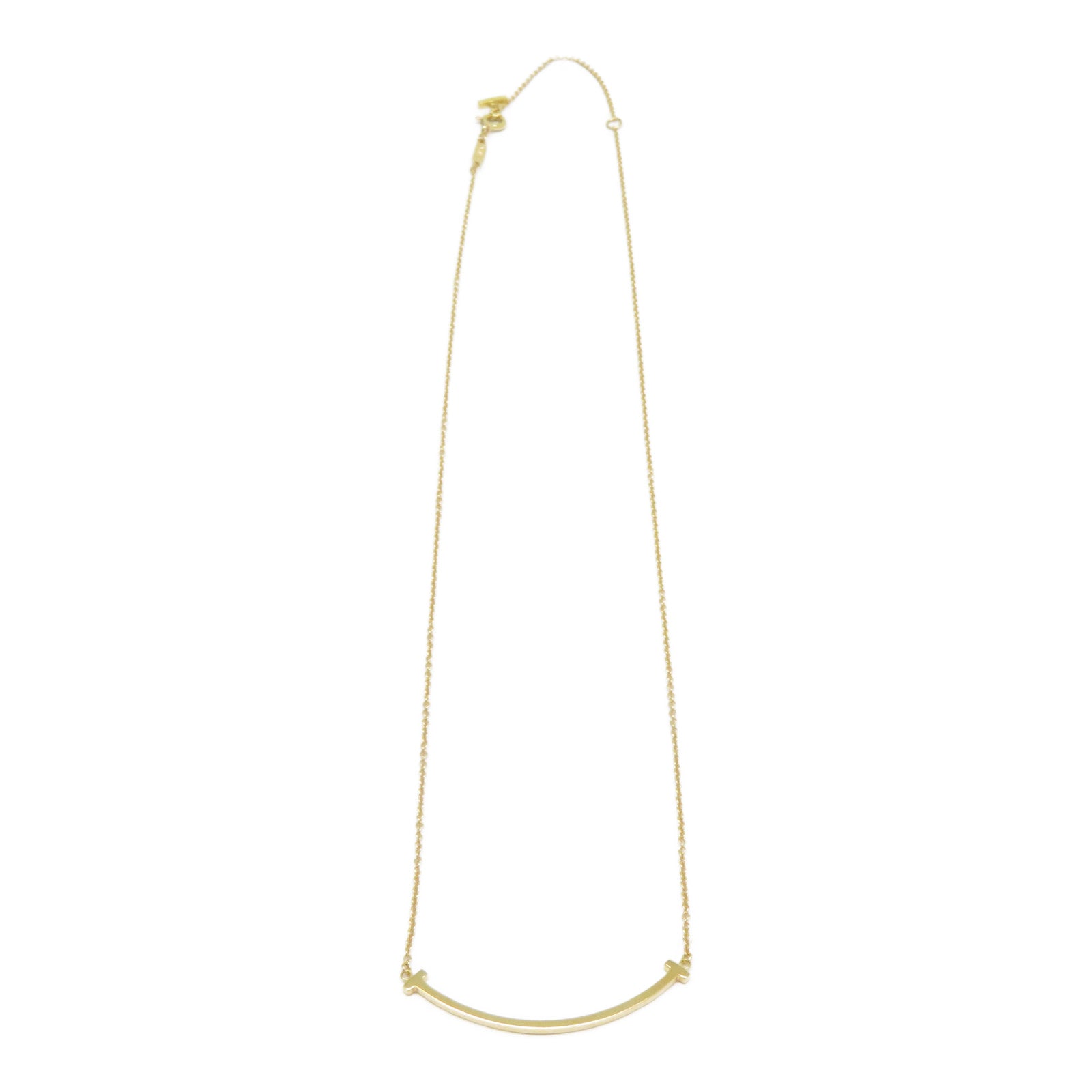 TIFFANY＆CO 18K黃金Smile Necklace項鍊