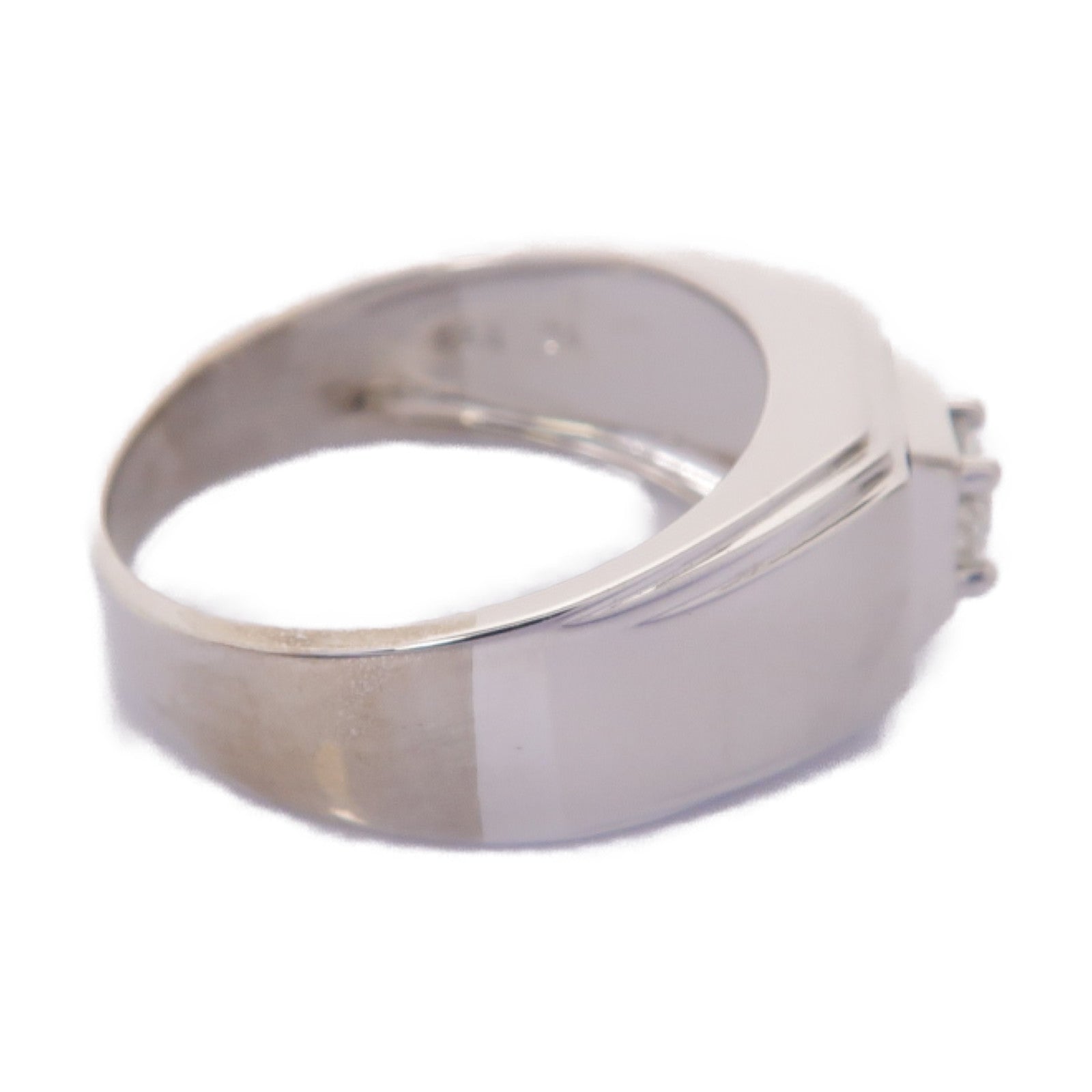 JEWELRY 【激減優惠】18K白金Diamond Ring石戒指US#7.25